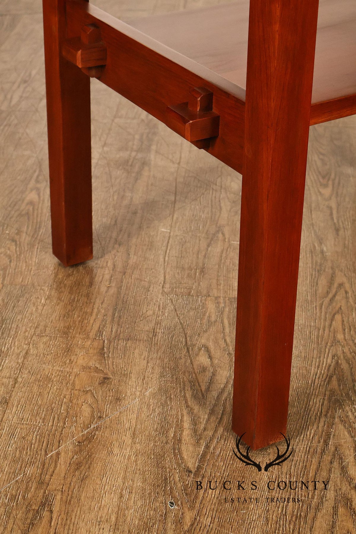 Stickley Mission Collection Tile Top Cherry End Table