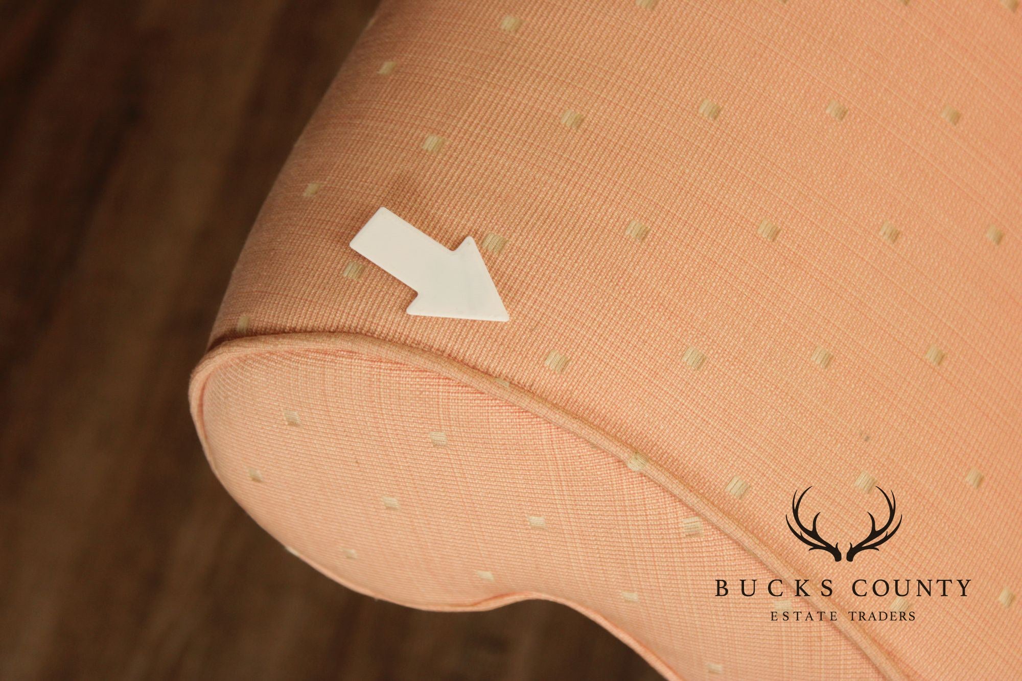 Chippendale Style Vintage Mahogany Camelback Sofa