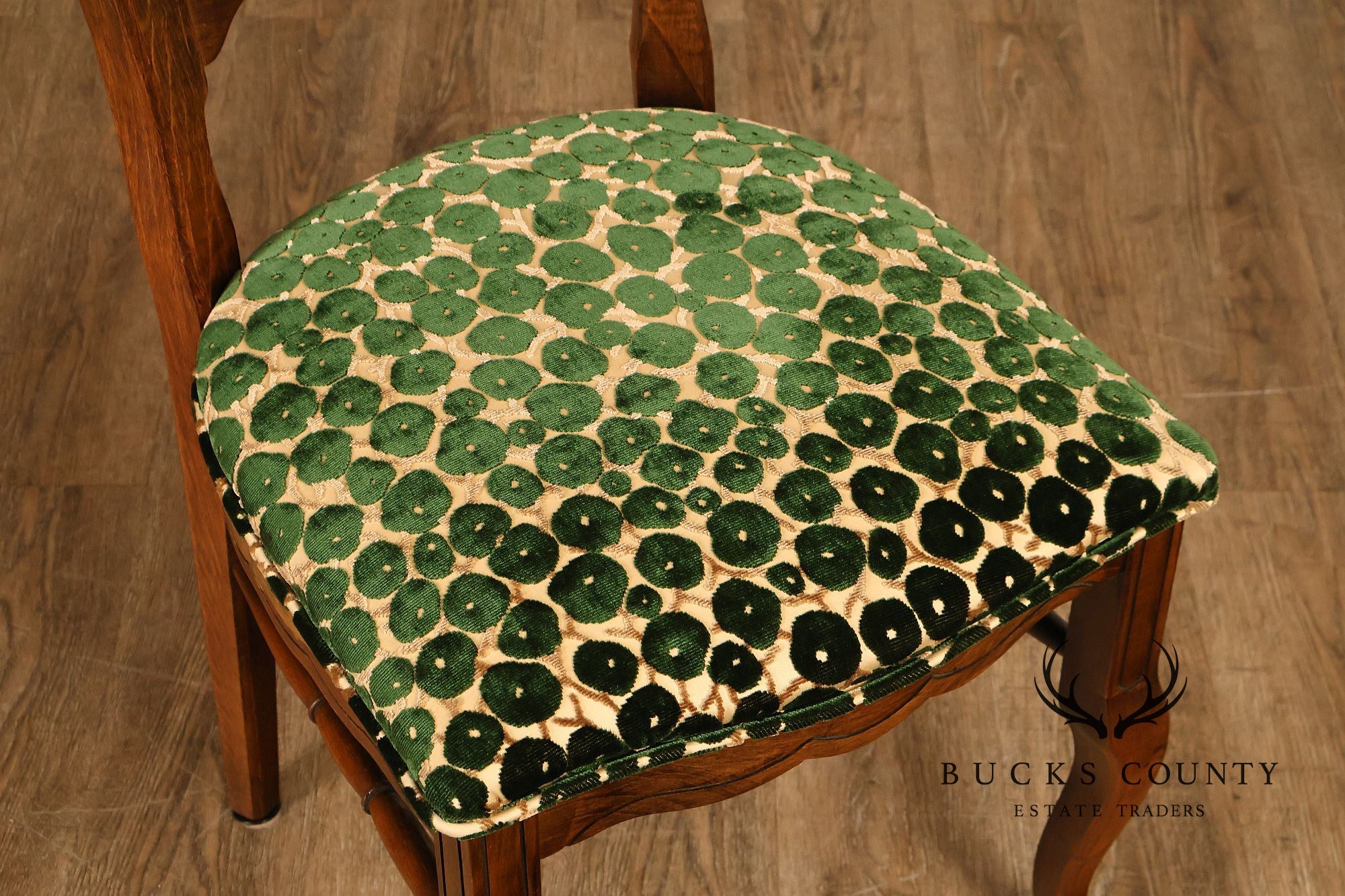 Hill Mfg. Corp. French Country Style Set of Six Ladderback Dining Chairs