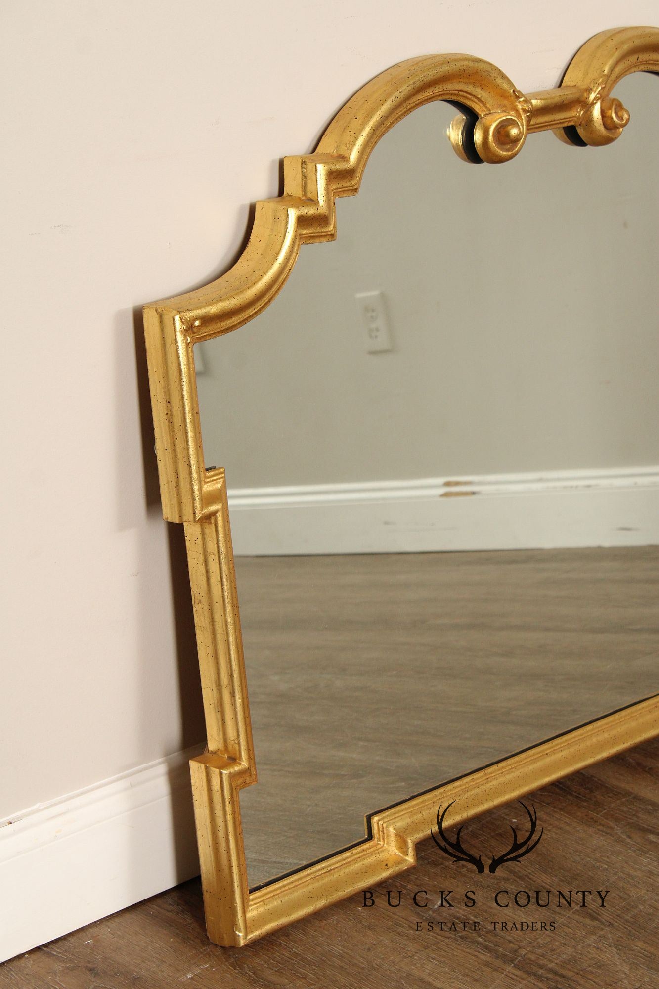 LaBarge Neoclassical Style Giltwood Wall or Mantel Mirror