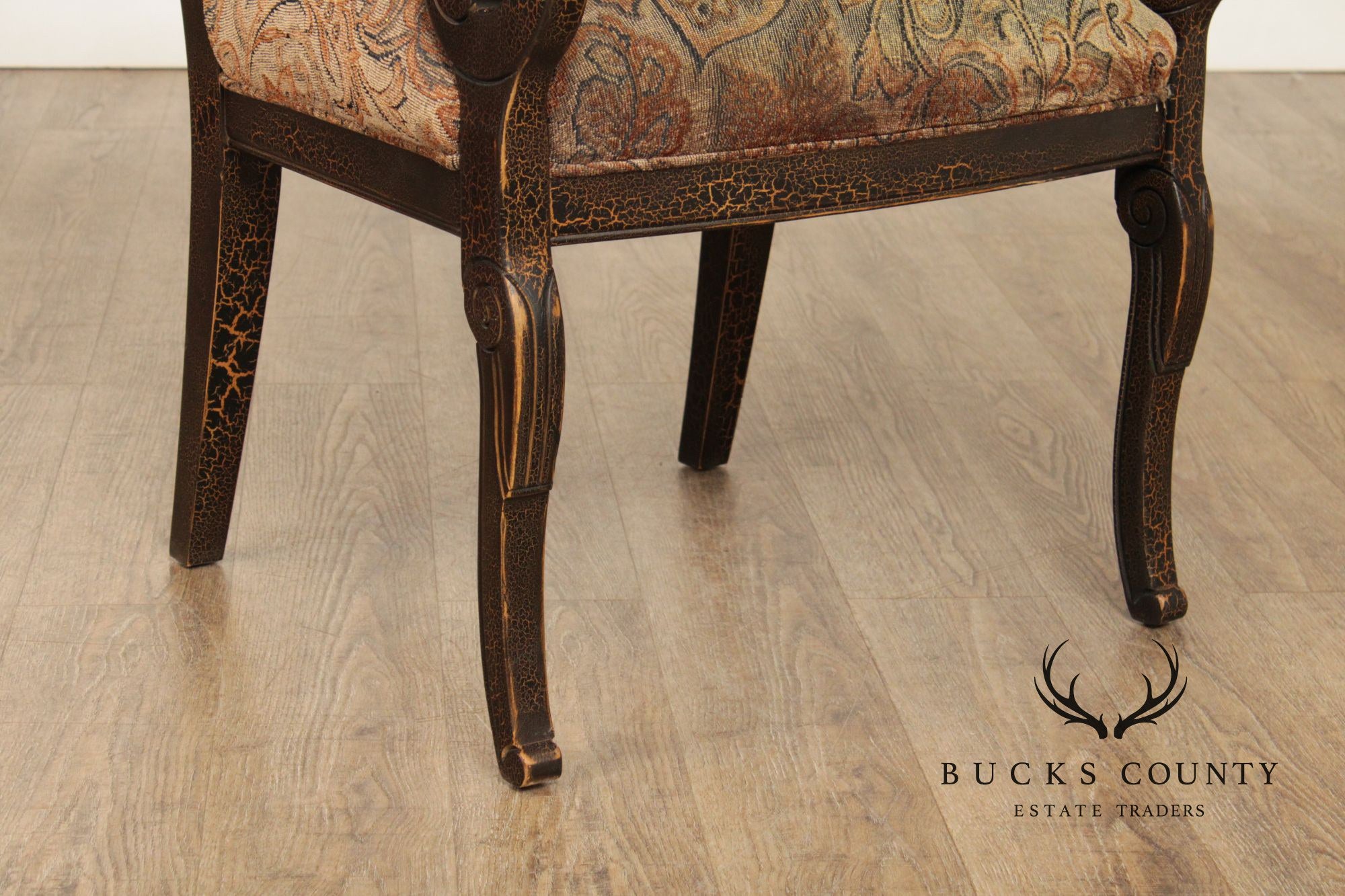 Sam Moore French Empire Style Pair of Armchairs