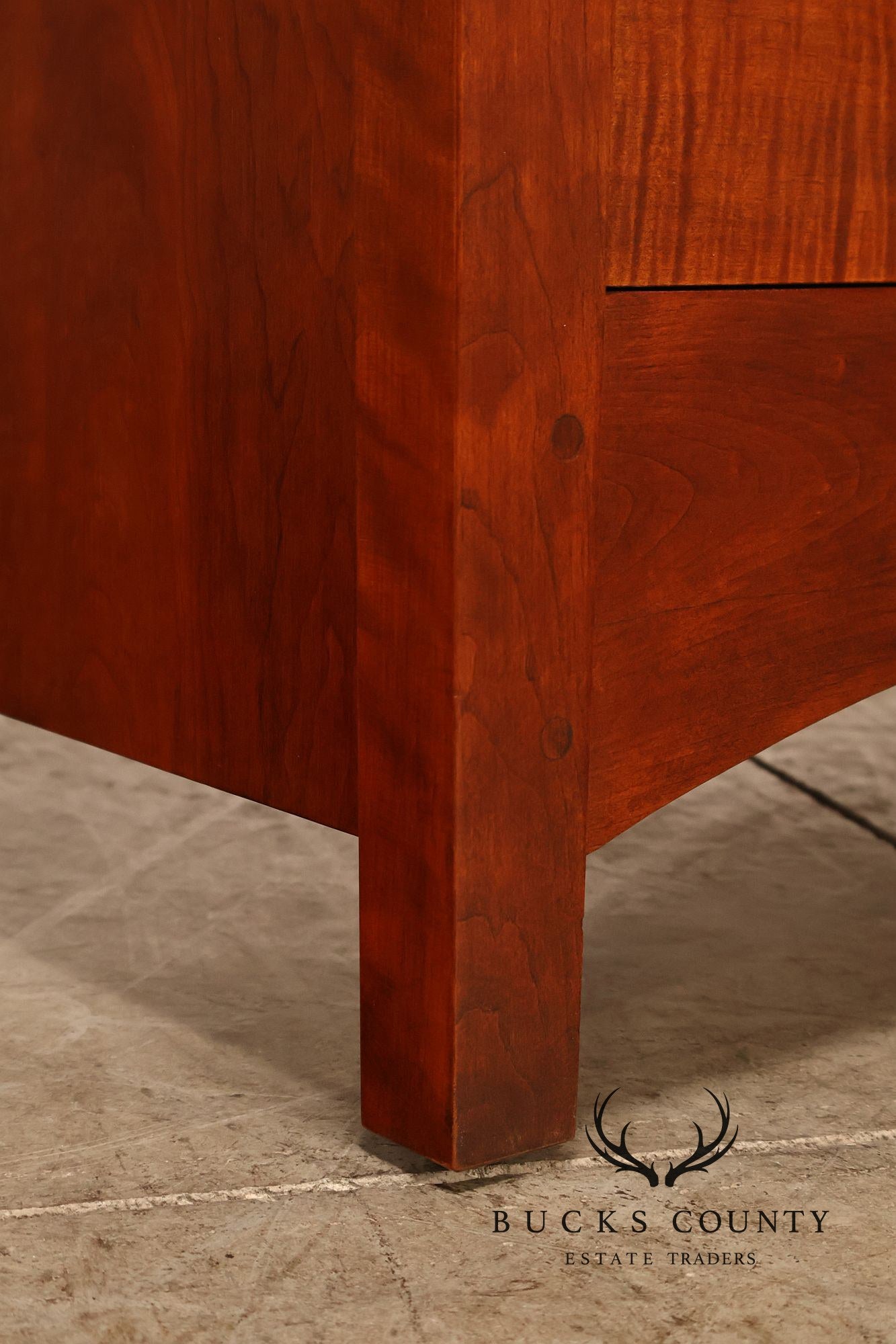 Stickley Mission Collection Harvey Ellis Cherry Nine Drawer Dresser