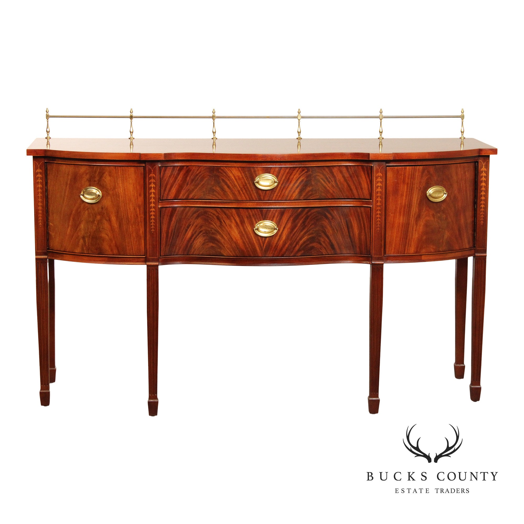 Thomasville Hepplewhite Style Mahogany Sideboard