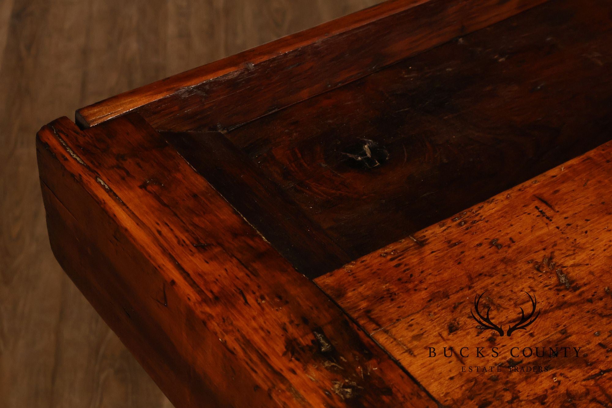 Antique Solid Wood Carpenter’s Workbench