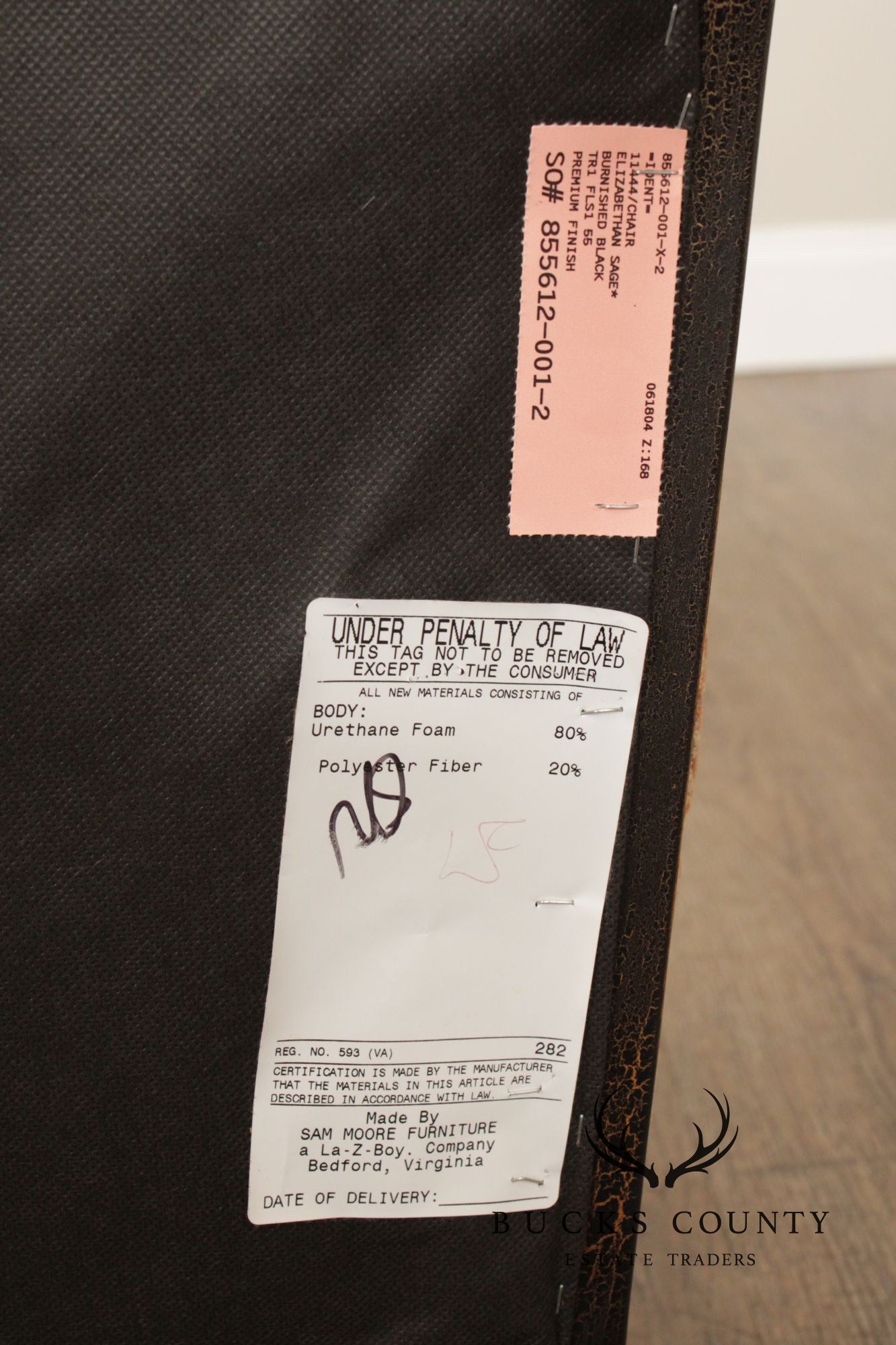 Sam Moore French Empire Style Pair of Armchairs