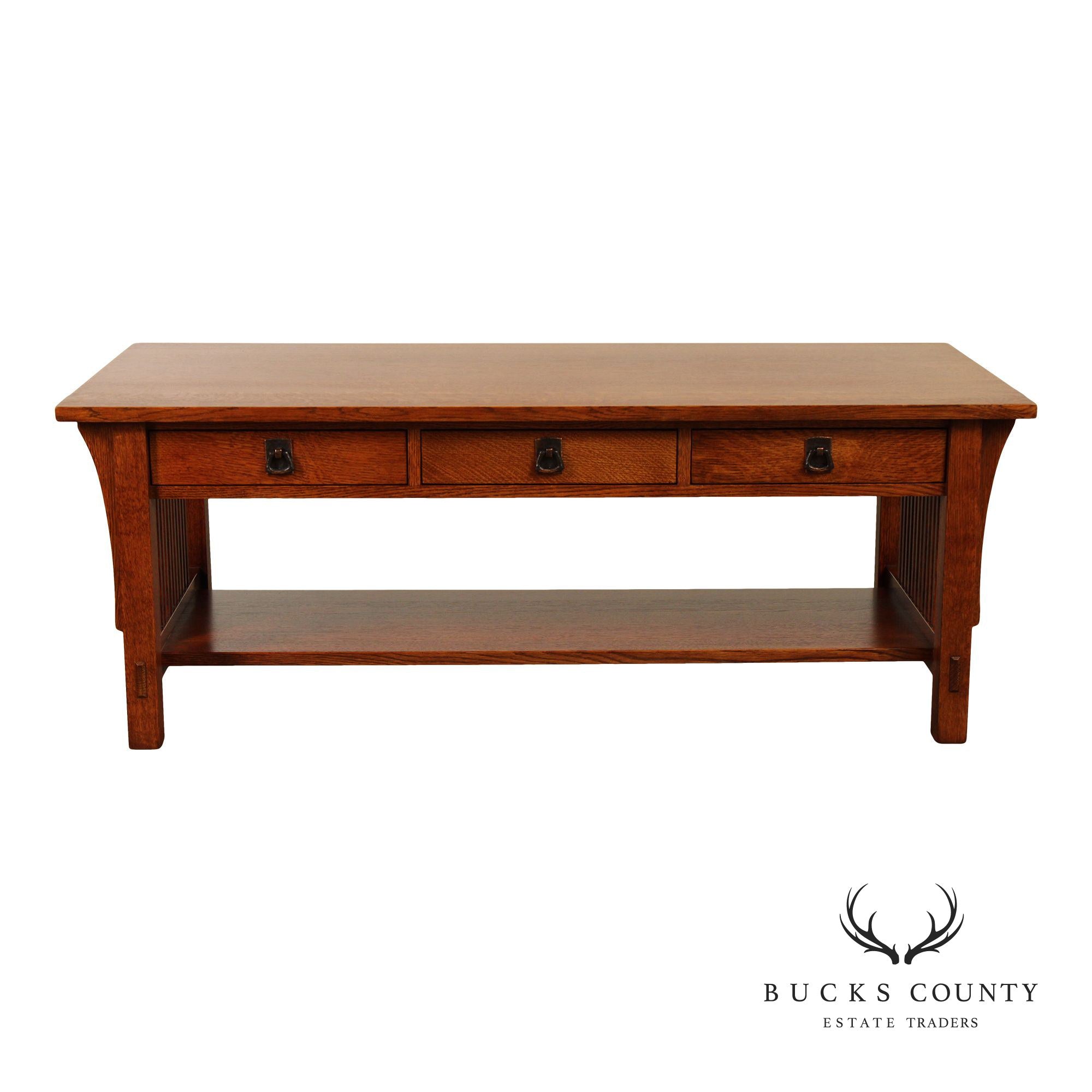 Stickley Mission Collection Oak Cocktail Table