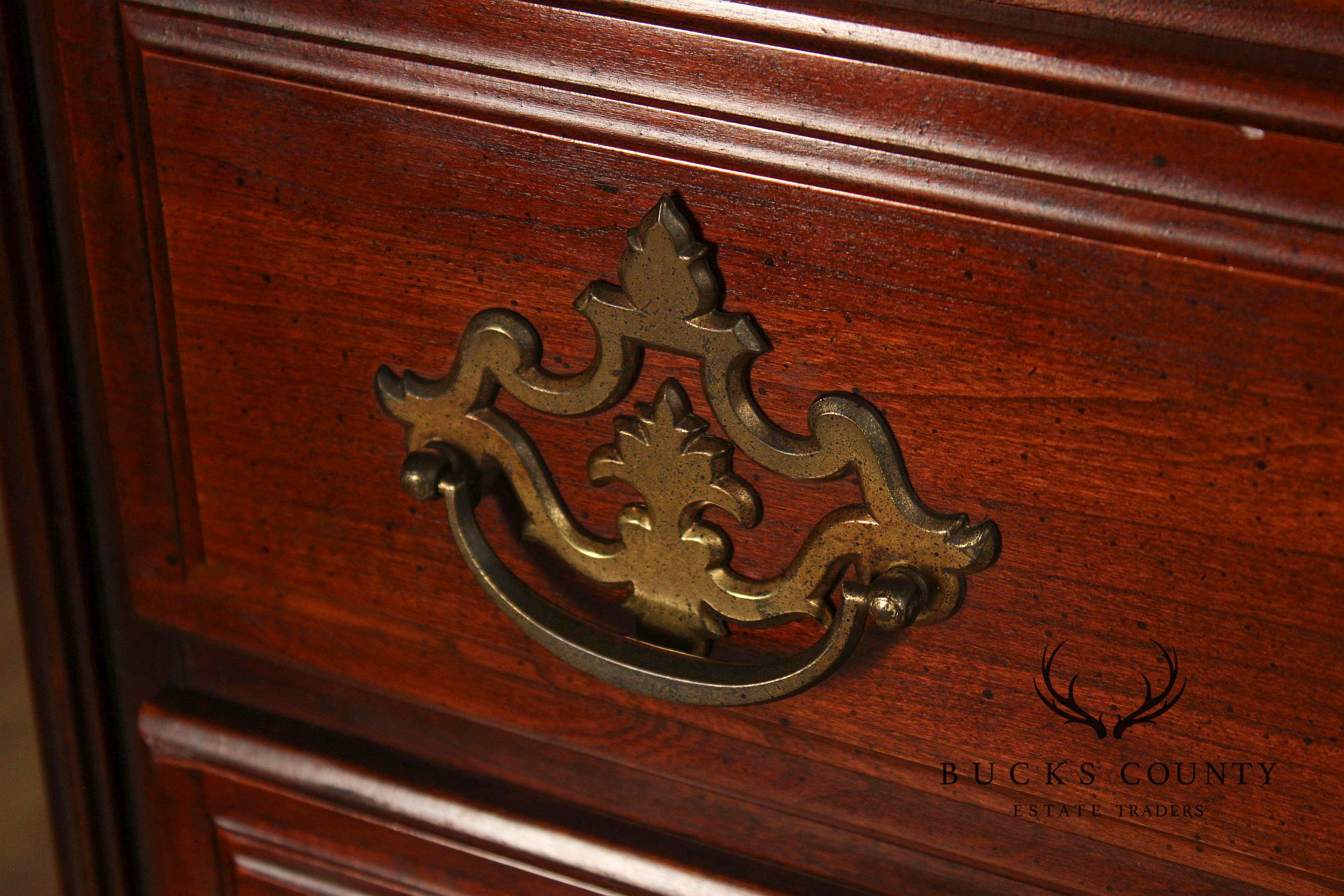 Queen Anne Style Mahogany Highboy Chest