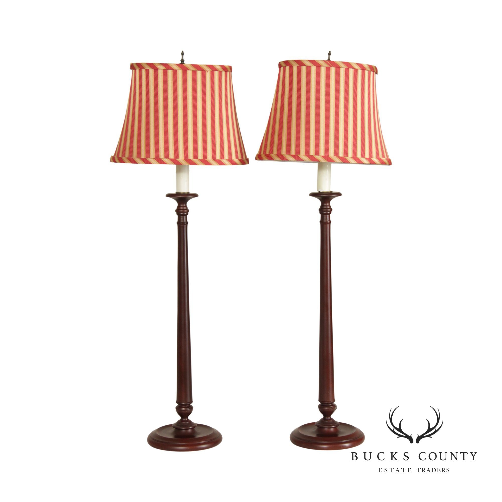 Barbara Cosgrove Pair of Candlestick Table Lamps