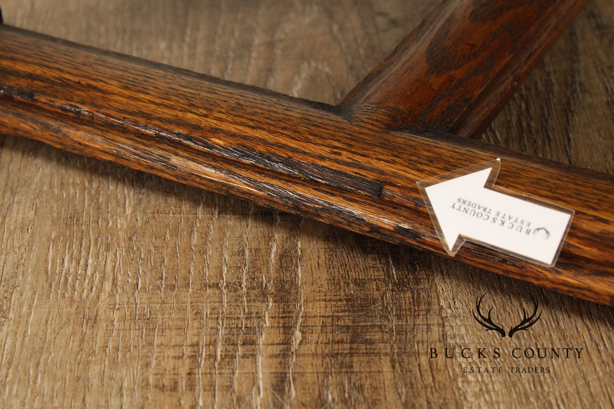 English Tudor Style Carved Oak Window Bench