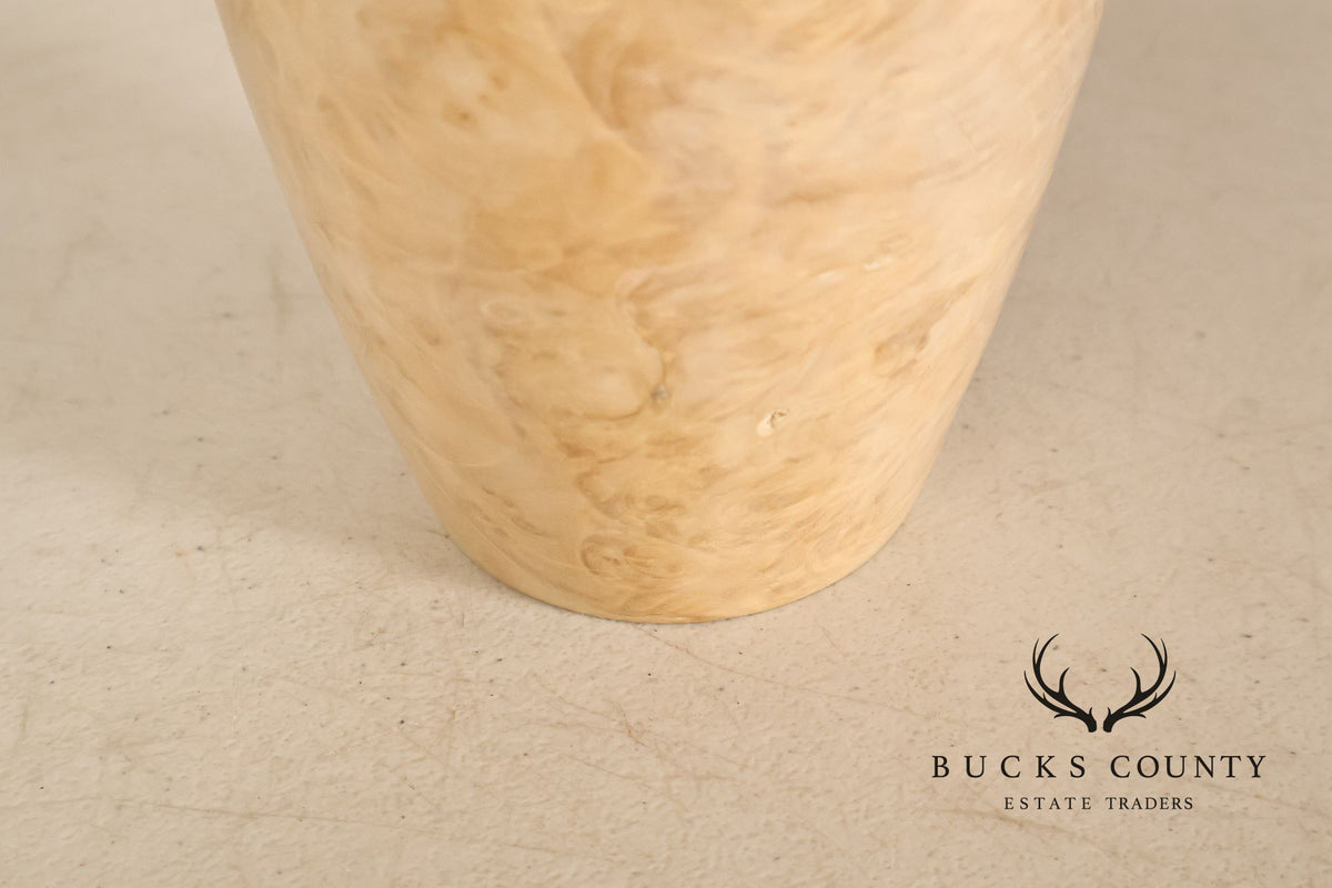 John Mascoll Contemporary Turned Maple Vase