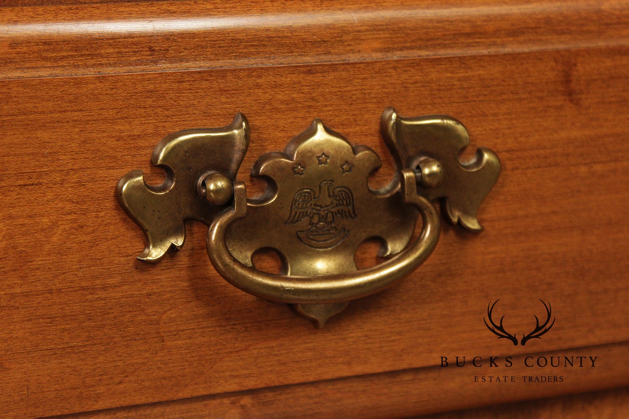 Sprague & Carleton Solid Maple Pair One Drawer Nightstands