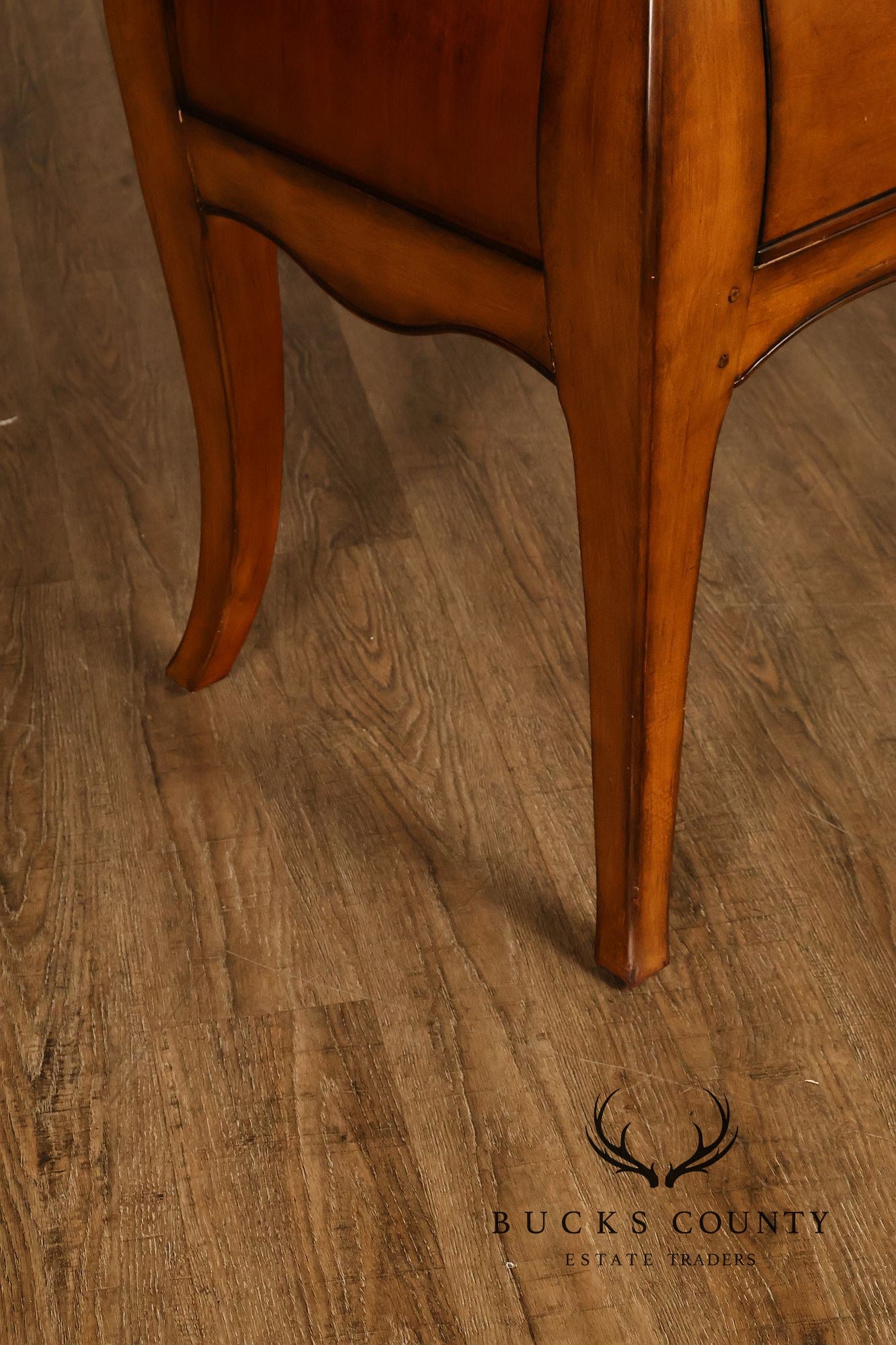 Drexel Heritage French Provincial Sideboard With Metal Scroll Baker's Rack