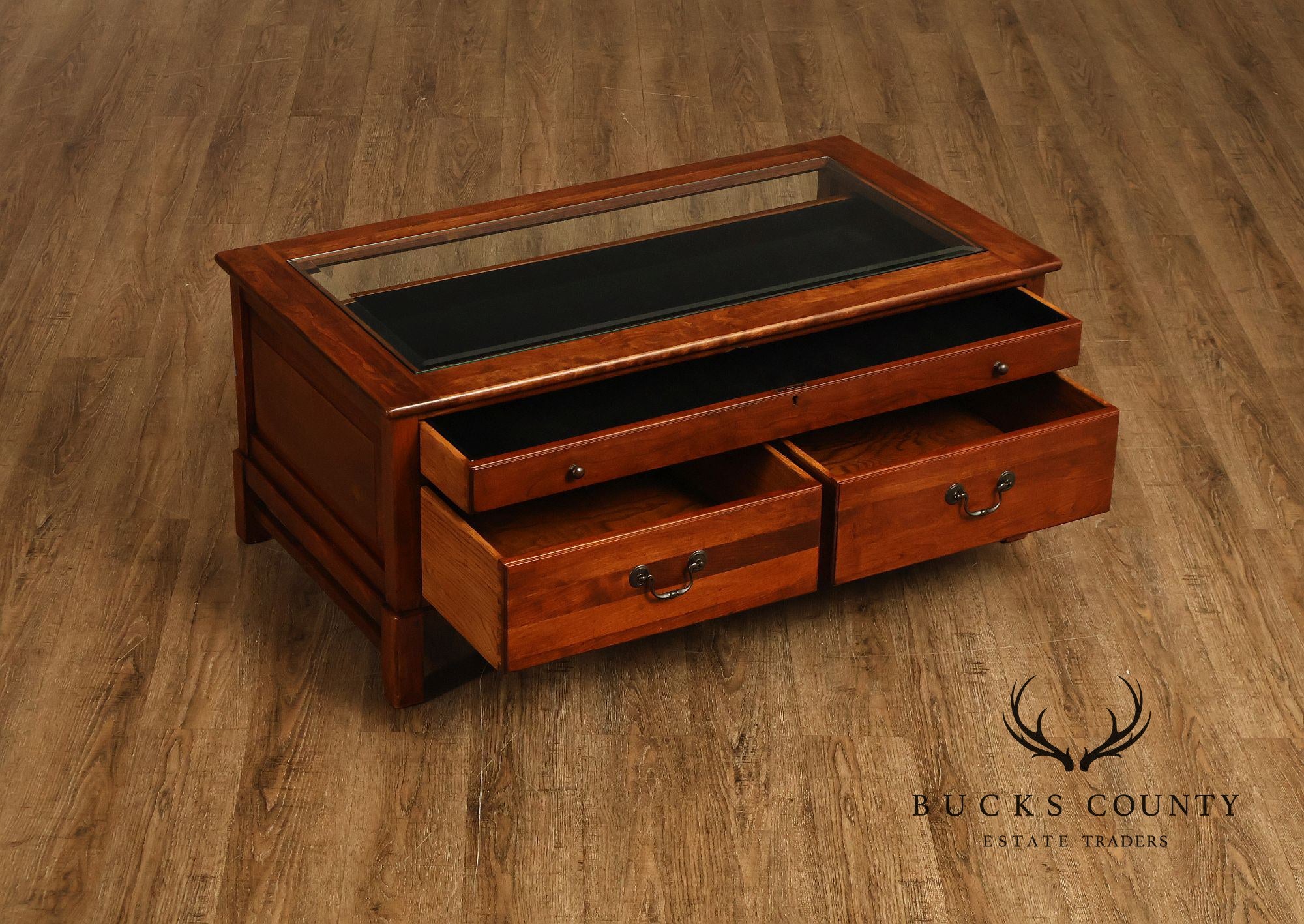 Lexington Bob Timberlake Glass Top Cherry Coffee Table