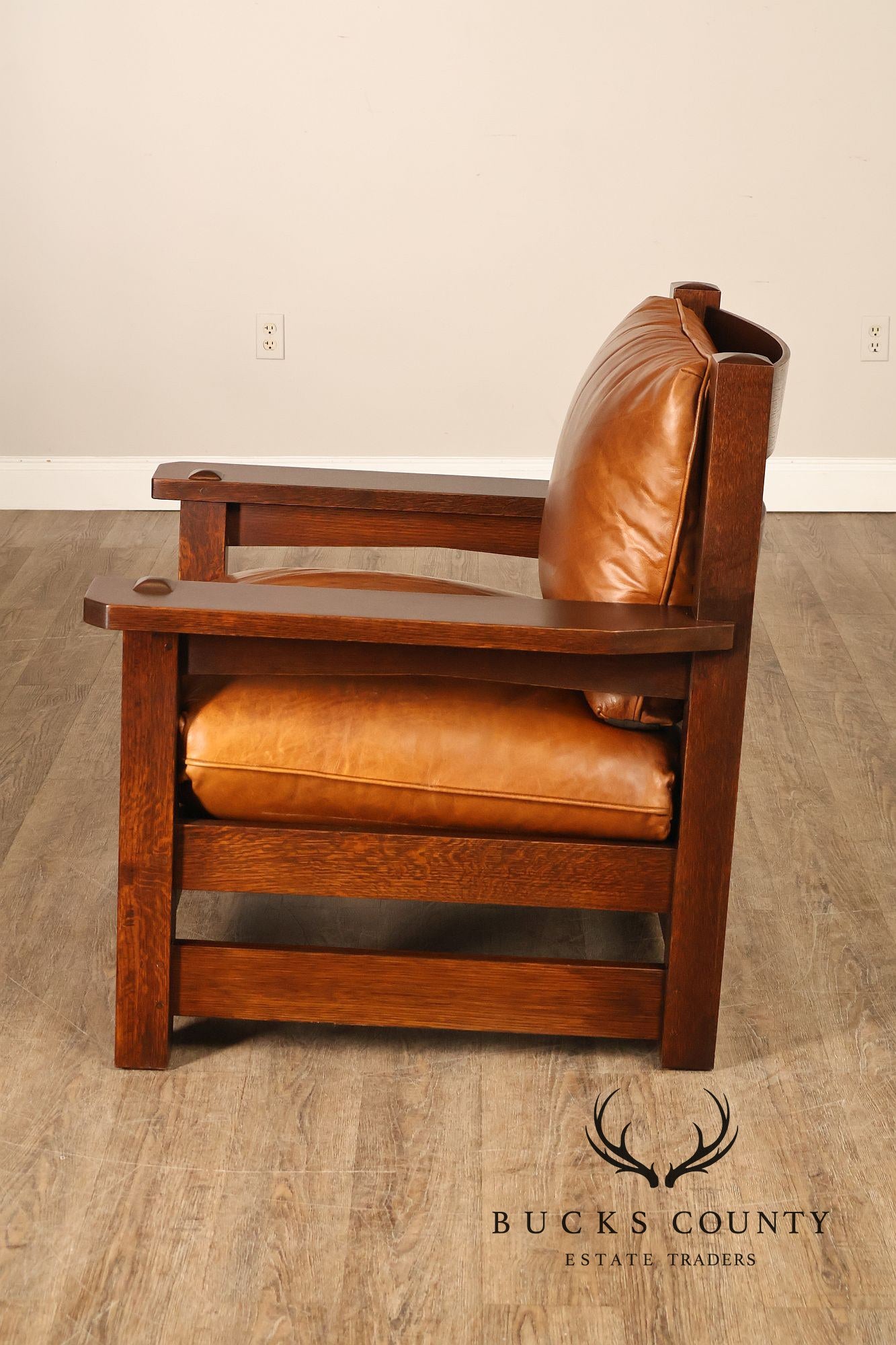 Stickley Mission Collection Oak Eastwood Lounge Chair