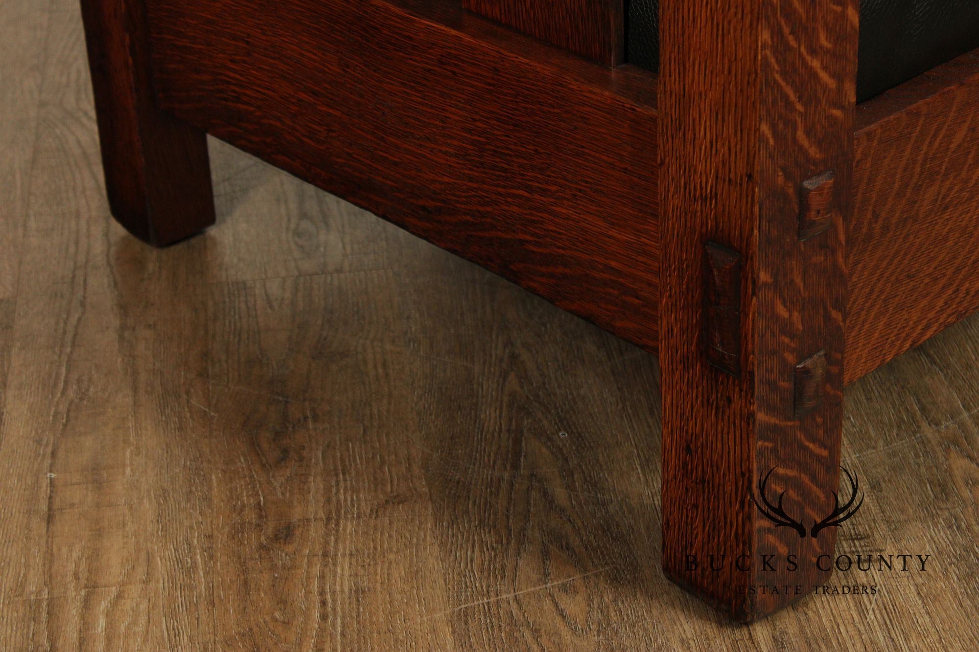 Lifetime Furniture Antique Mission Oak Sofa Settle