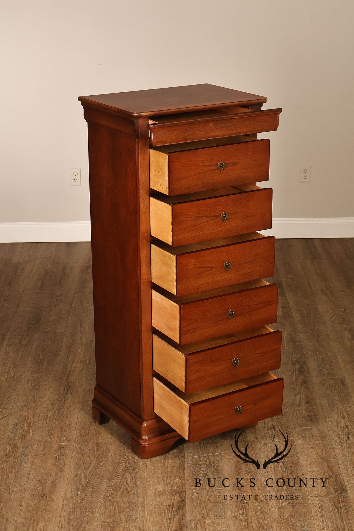 National Mt. Airy Louis Philippe Style Cherry Lingerie Chest