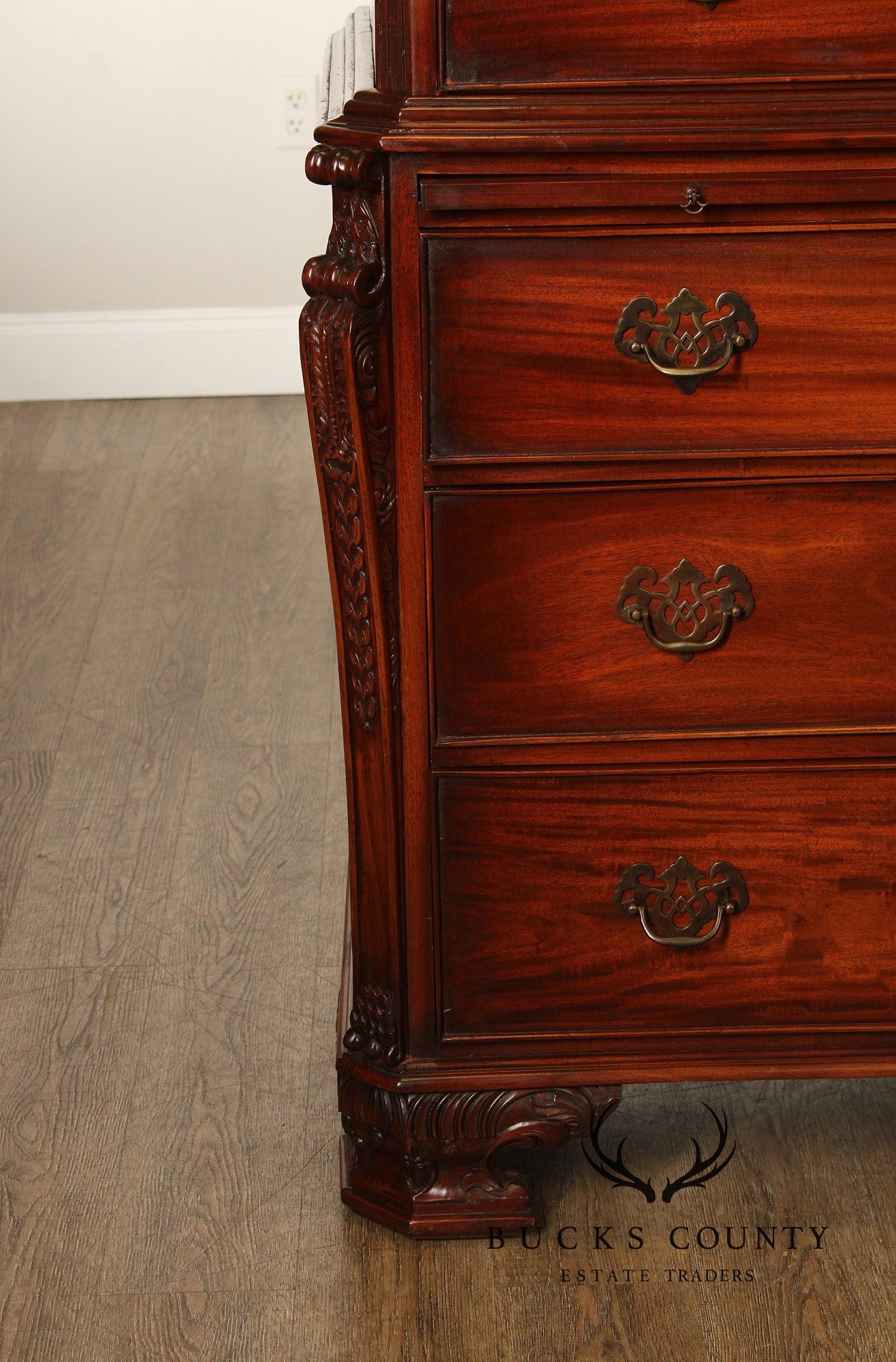 Georgian Style Mahogany Tall Chest