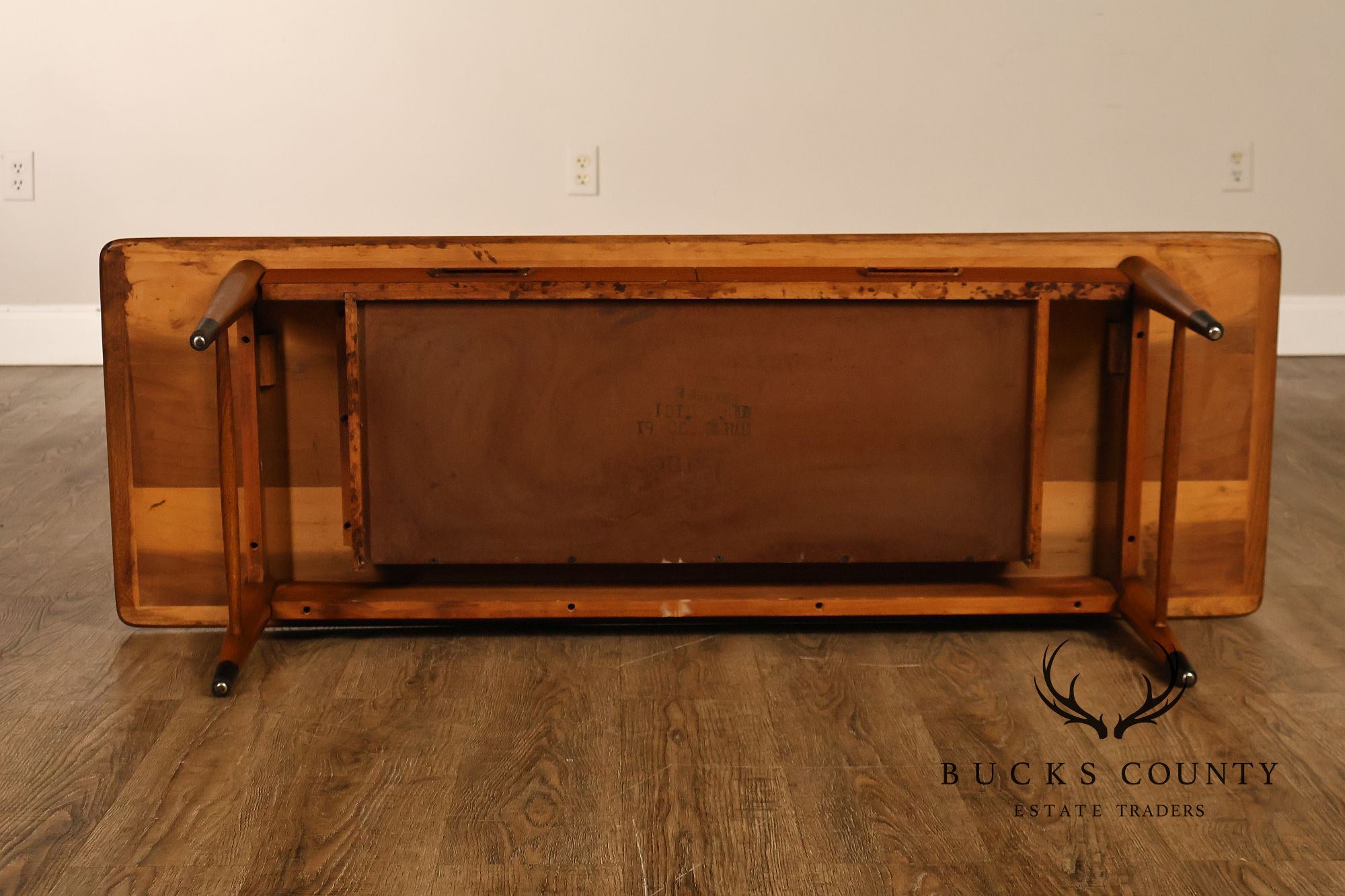 Lane Acclaim Mid Century Modern Walnut Single Drawer Rectangular Coffee Table