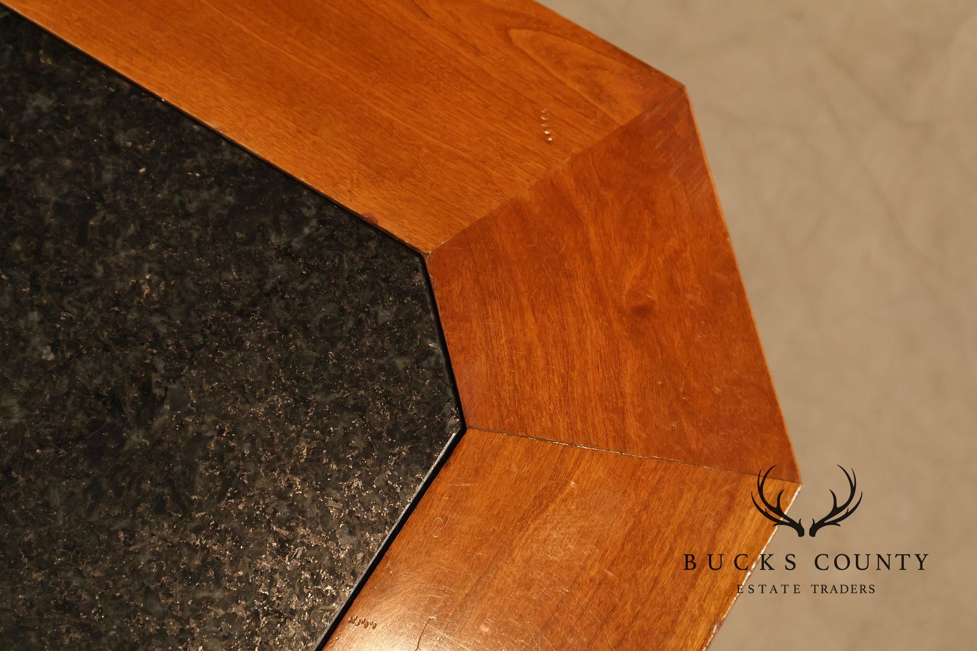Stickley 21st Century Collection Granite Top Cherry Coffee Table