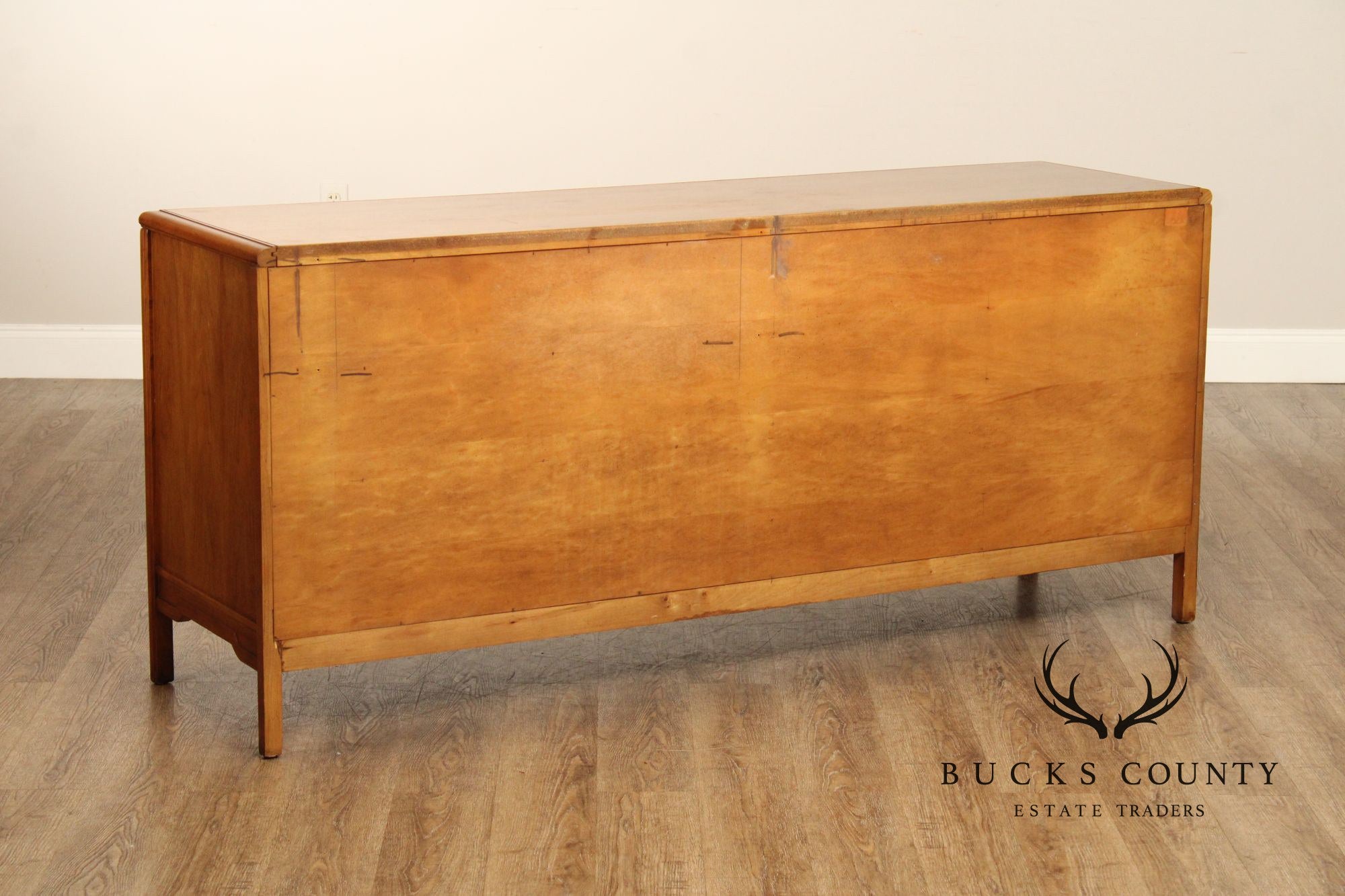 Imperial Furniture Asian Inspired Mid Century Walnut Triple Chest