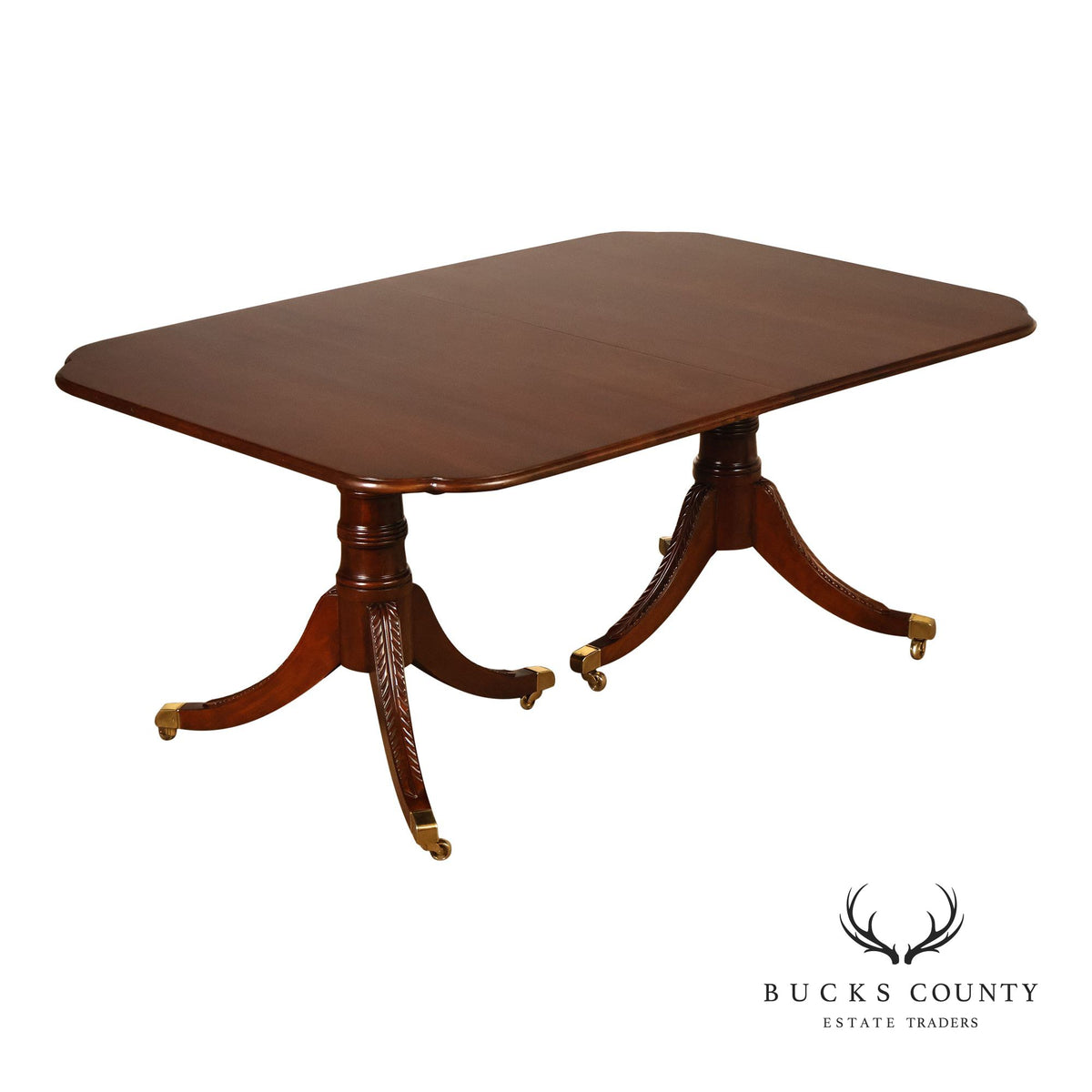 Statton Cherry Double Pedestal Dining Table