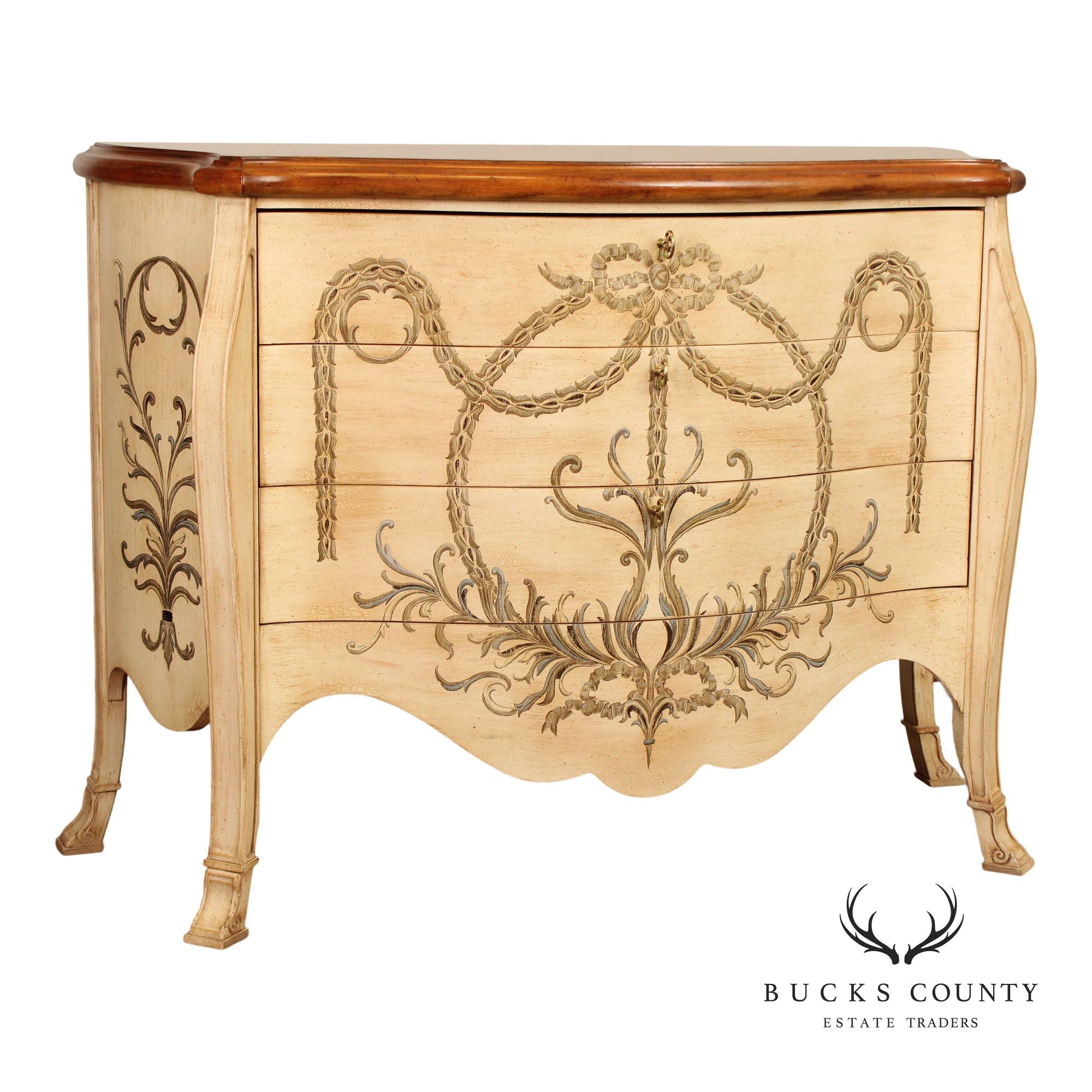 Ferguson Copeland 'Isabella' Paint Decorated Commode