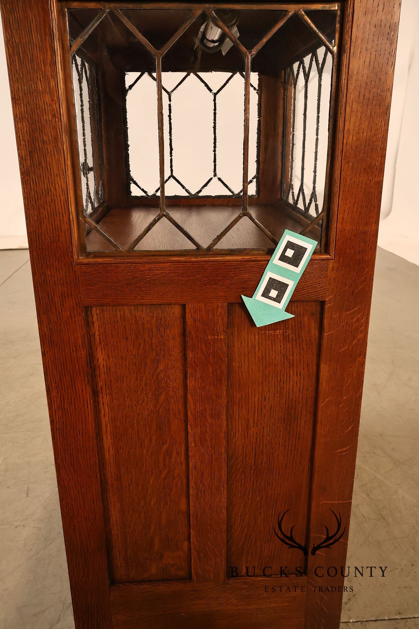 Stickley Mission Collection Roycroft Oak Chafing Cabinet