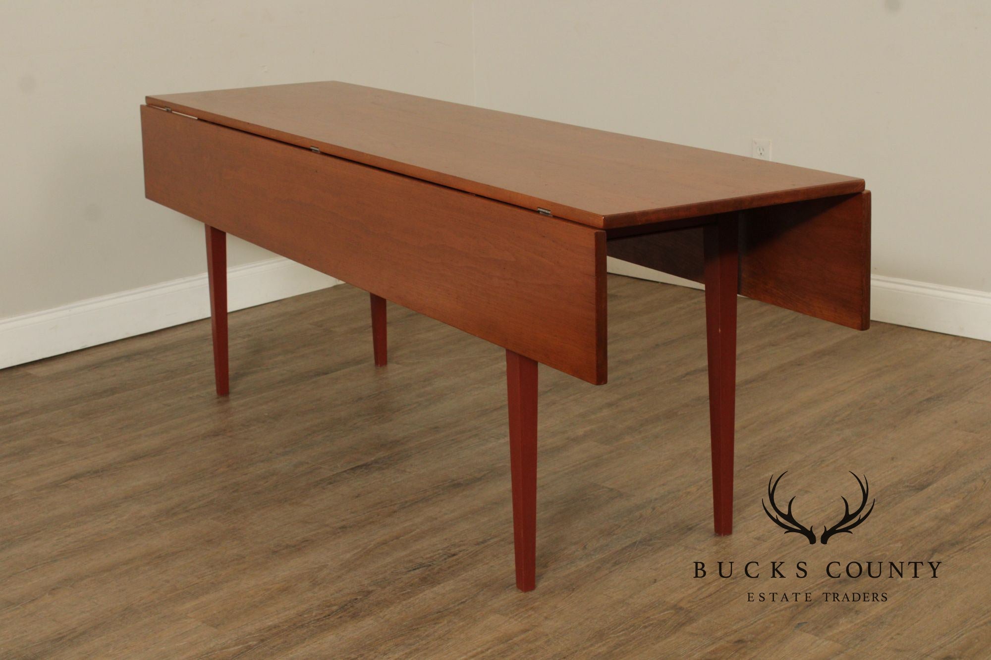 Wayne Kramer Bench Made Drop Leaf Harvest Dining Table