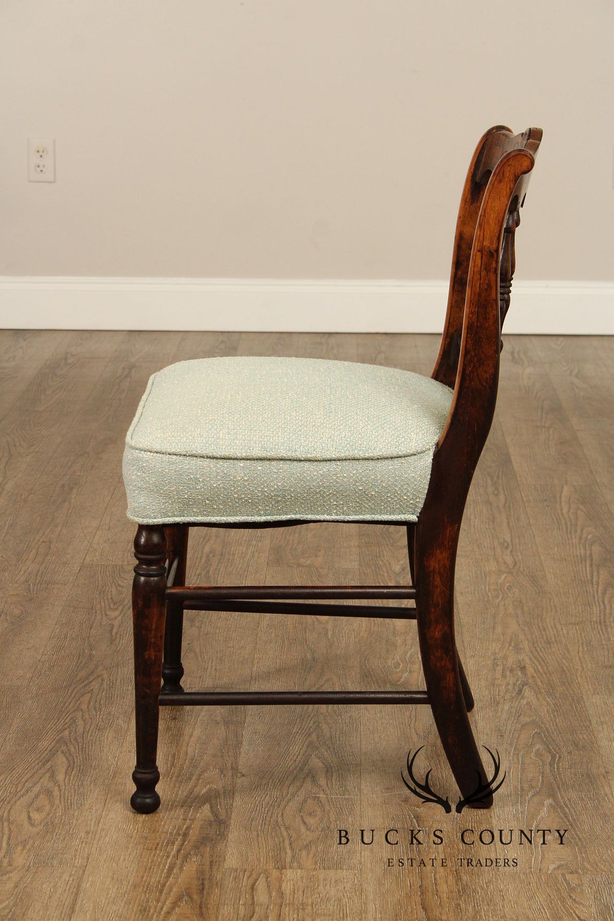 Antique Sheraton Hand Painted Side Chair