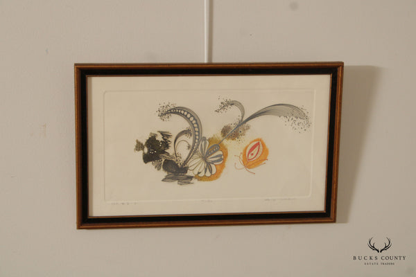 Kenji Ushiku (Japanese, 1922-2012) Contemporary Woodblock Art Print
