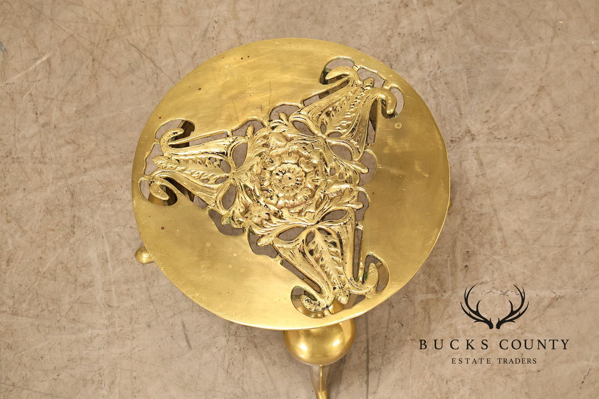 Vintage Brass Trivet Stand