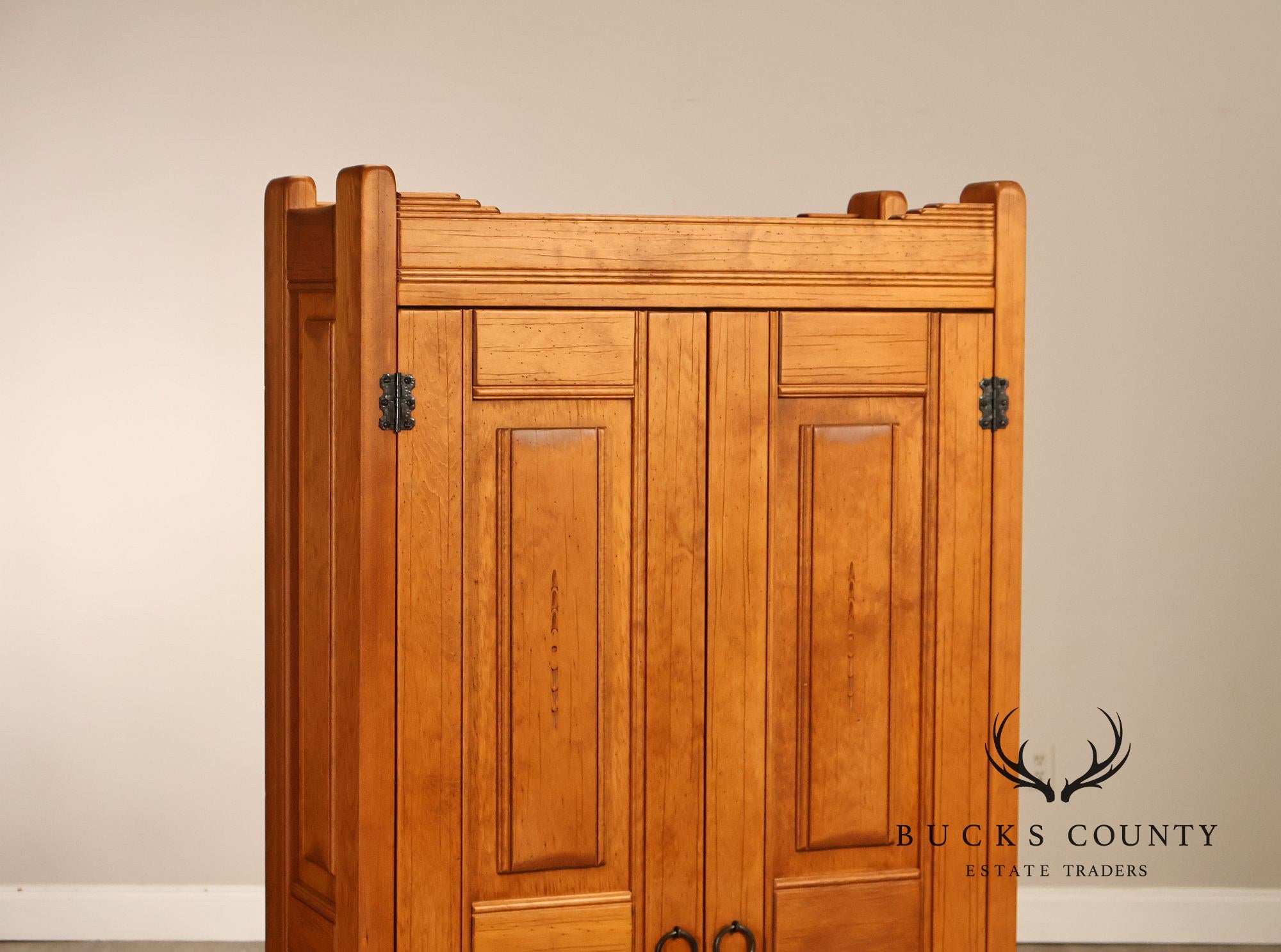 Southwestern Style Two Door Storage Or Pantry Cupboard