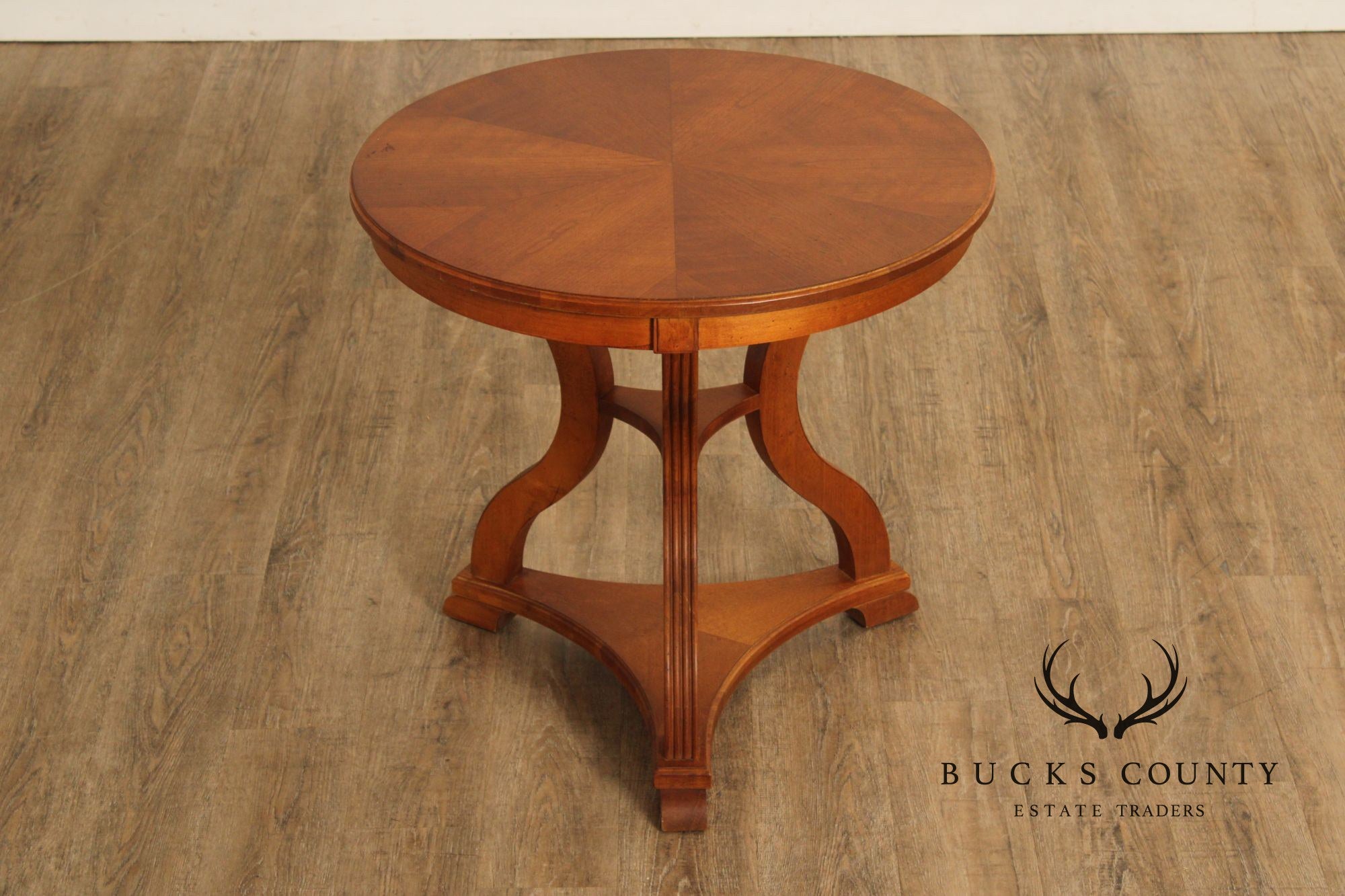 Ethan Allen 'Legacy' Collection Round Top Side Table