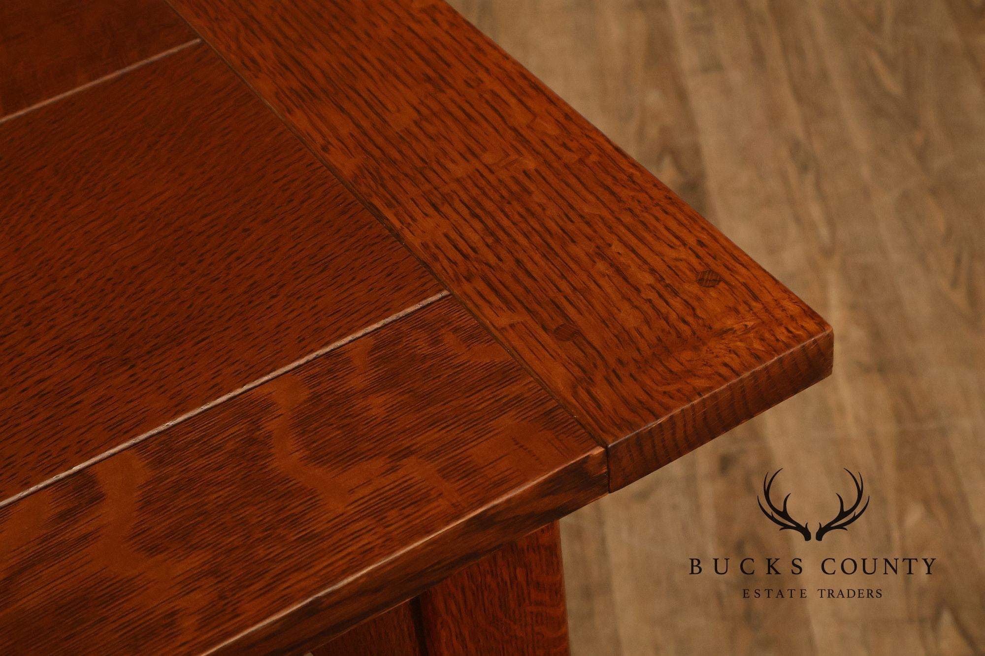 Stickley Mission Collection Oak Butterfly Top Dining Table