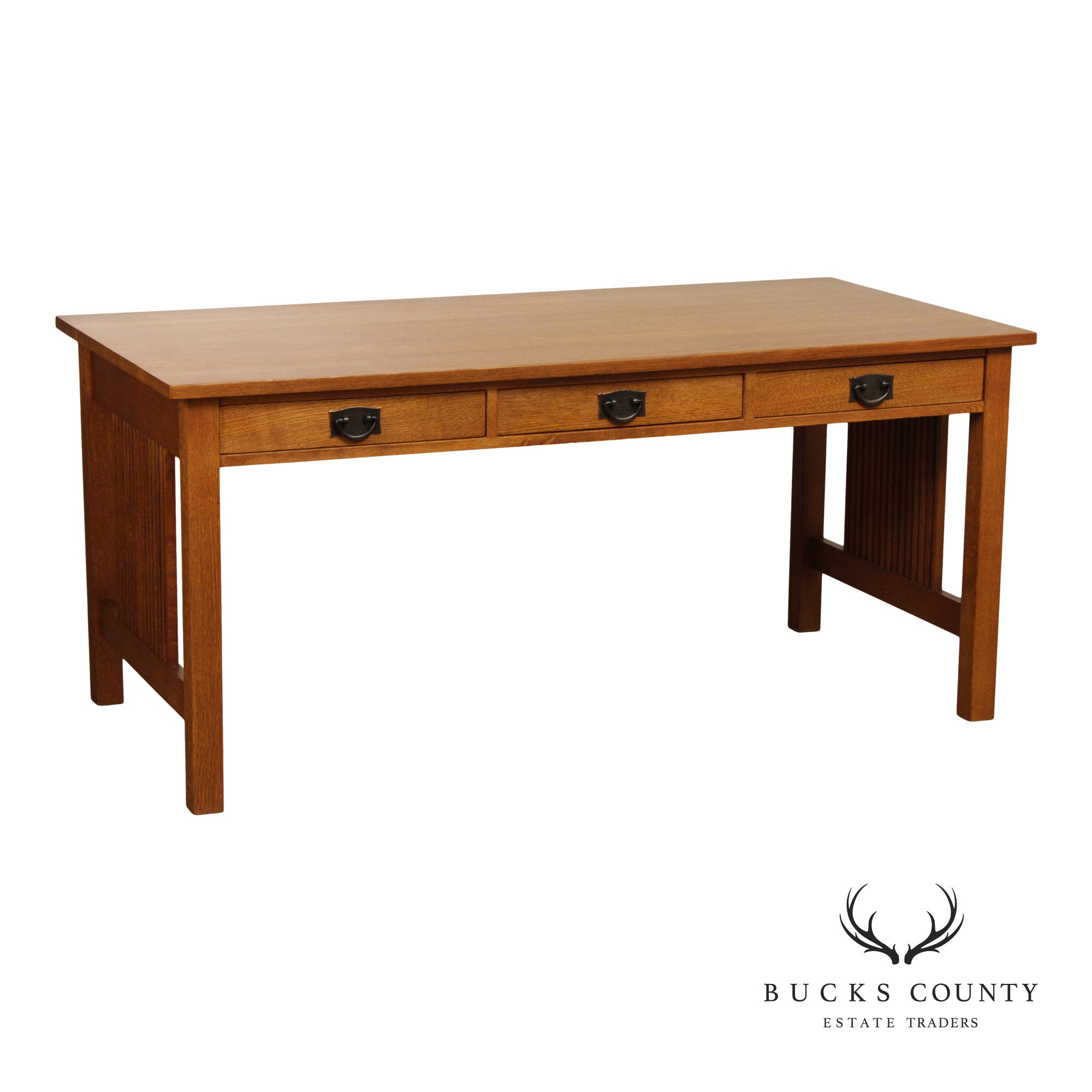 Stickley Mission Collection Oak Library Table Writing desk