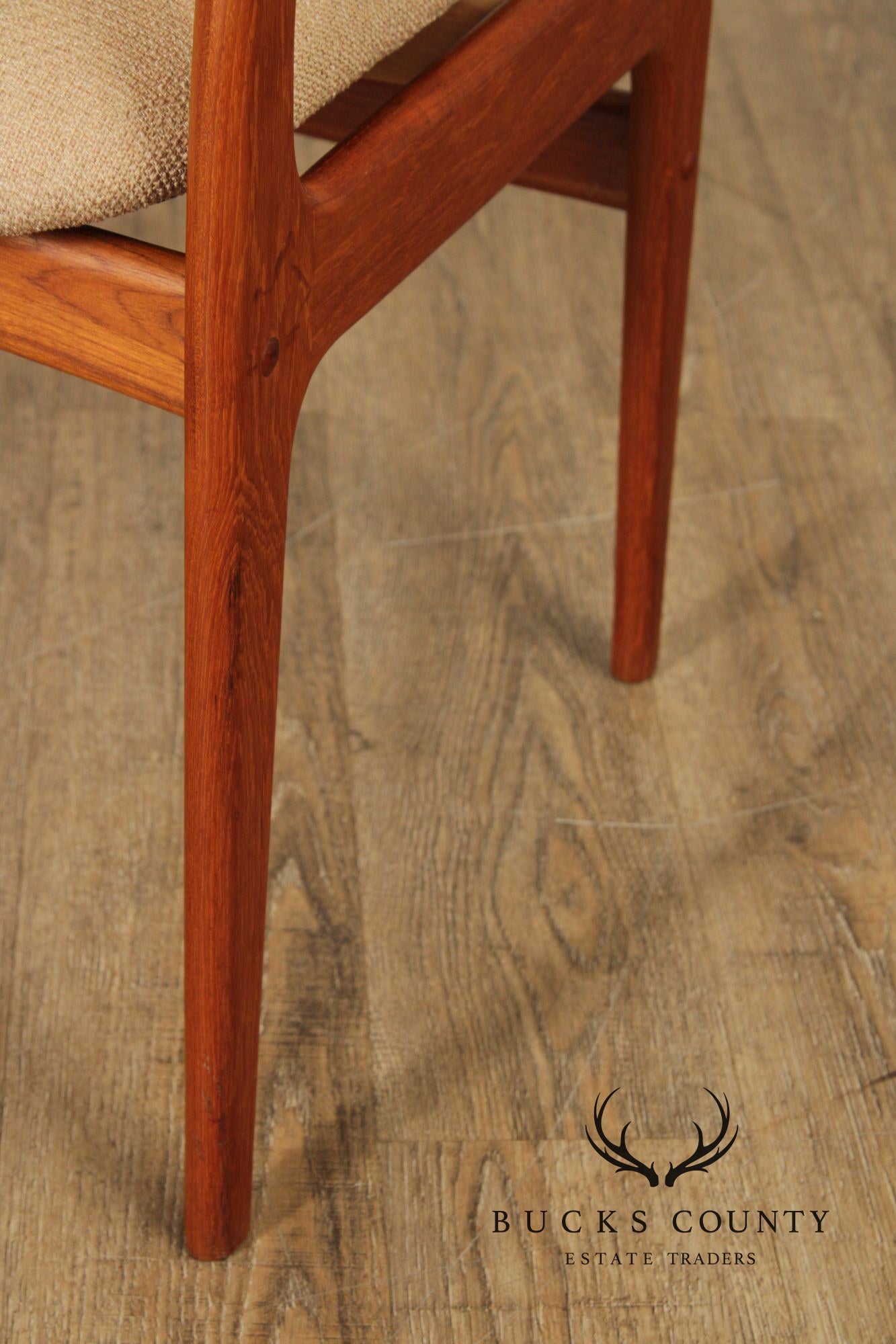 Benny Linden Danish Modern Style Pair of Teak Armchairs