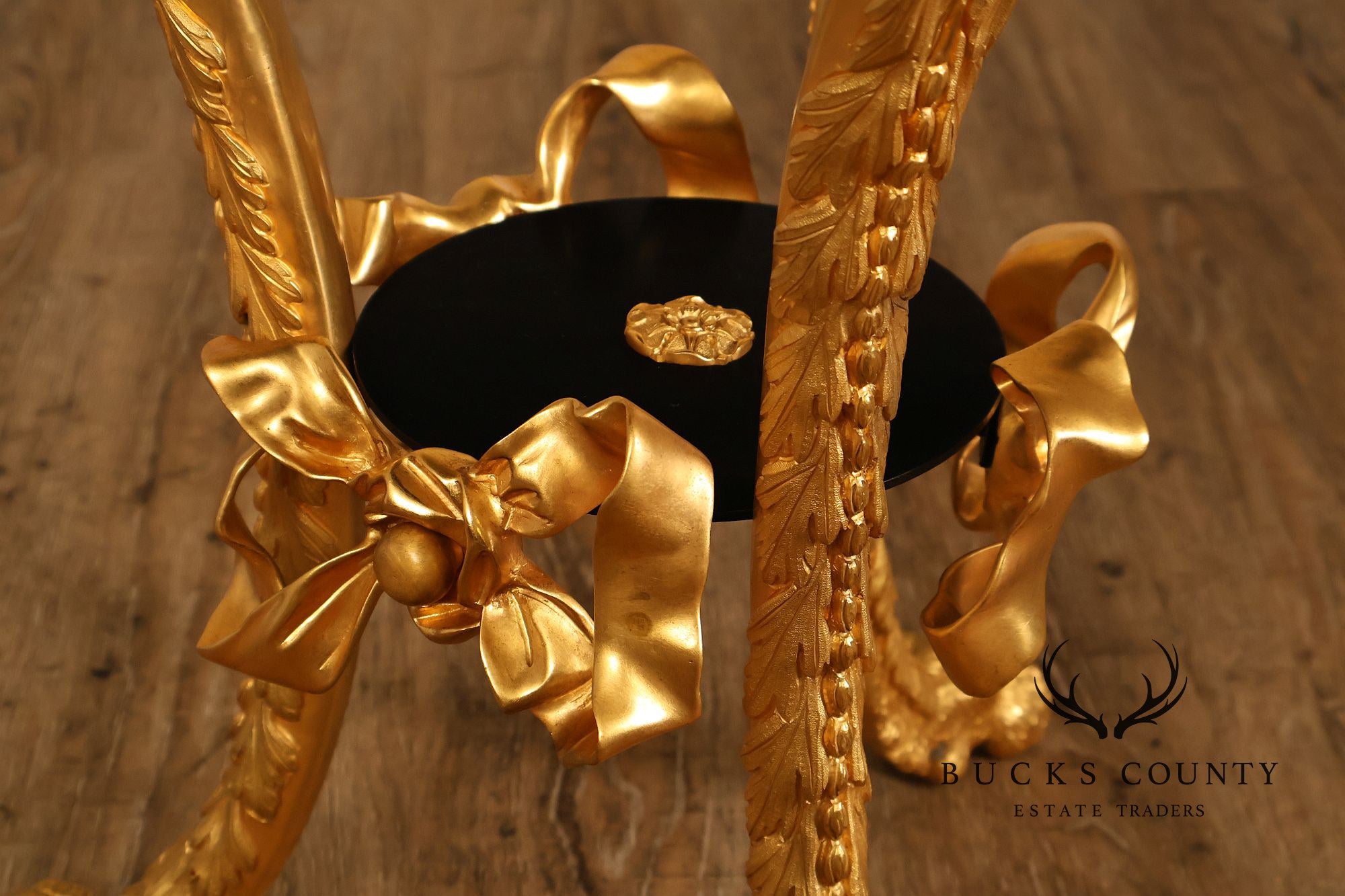 Fine Quality Bronze And Marble Louis XVI Style Gueridon Table