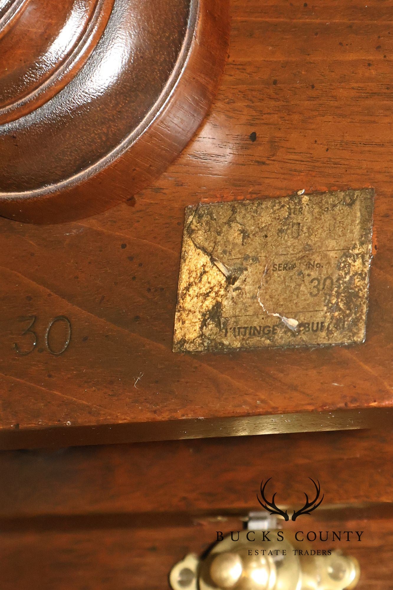 Kittinger Colonial Williamsburg Mahogany Tilt-Top Table