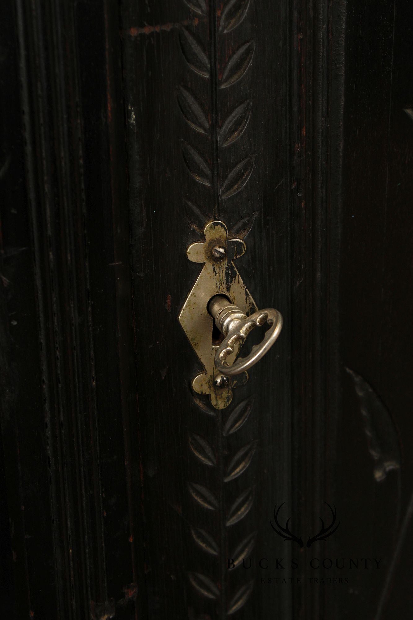 Antique American Aesthetic Movement Ebonized Cabinet