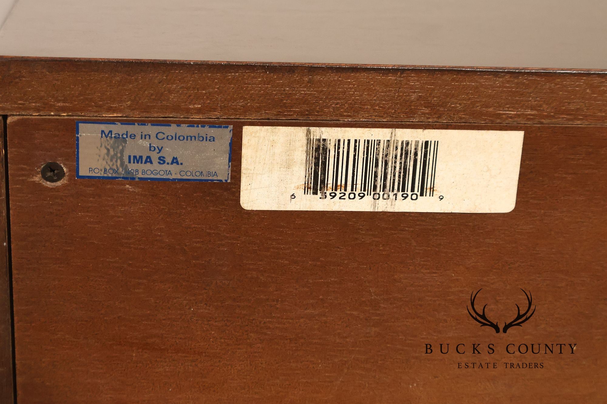Ralph Lauren Signed Mahogany Bombe Chest Of Drawers