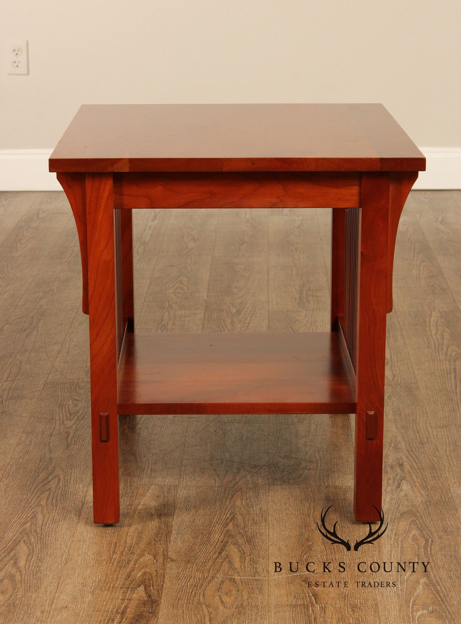 Stickley Mission Collection Cherry Spindle End Table