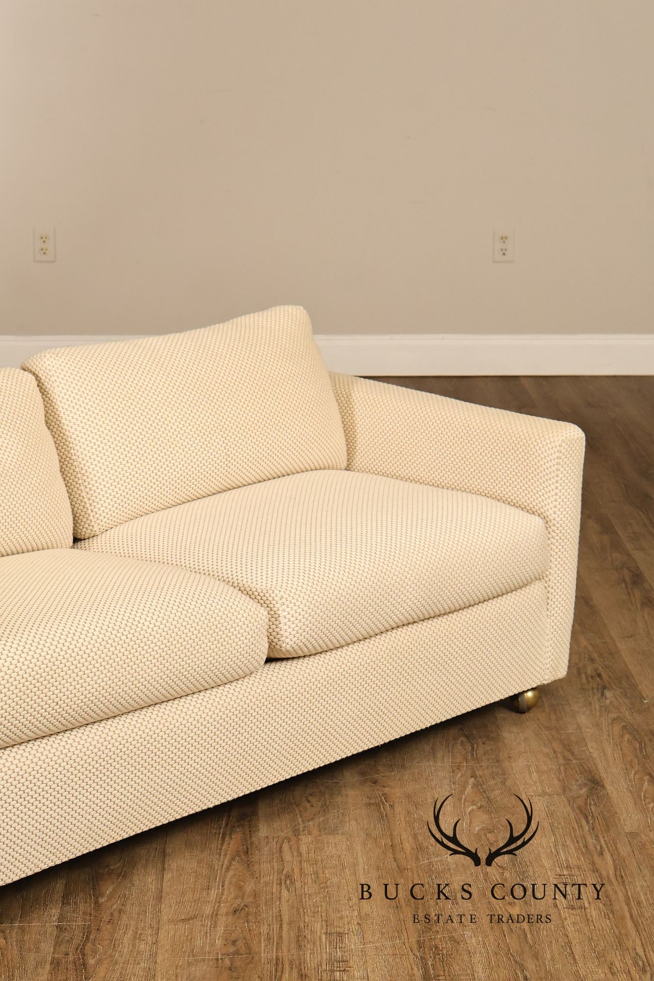 1970's Modern Upholstered Pair Of Loveseats