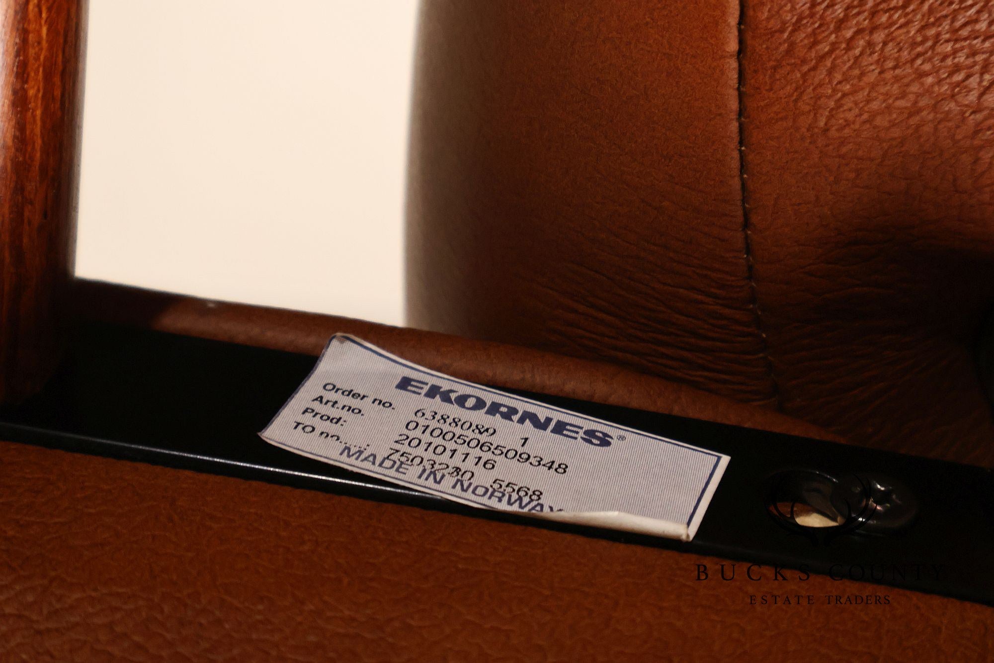 Ekornes Stressless Leather Recliner Chair And Ottoman