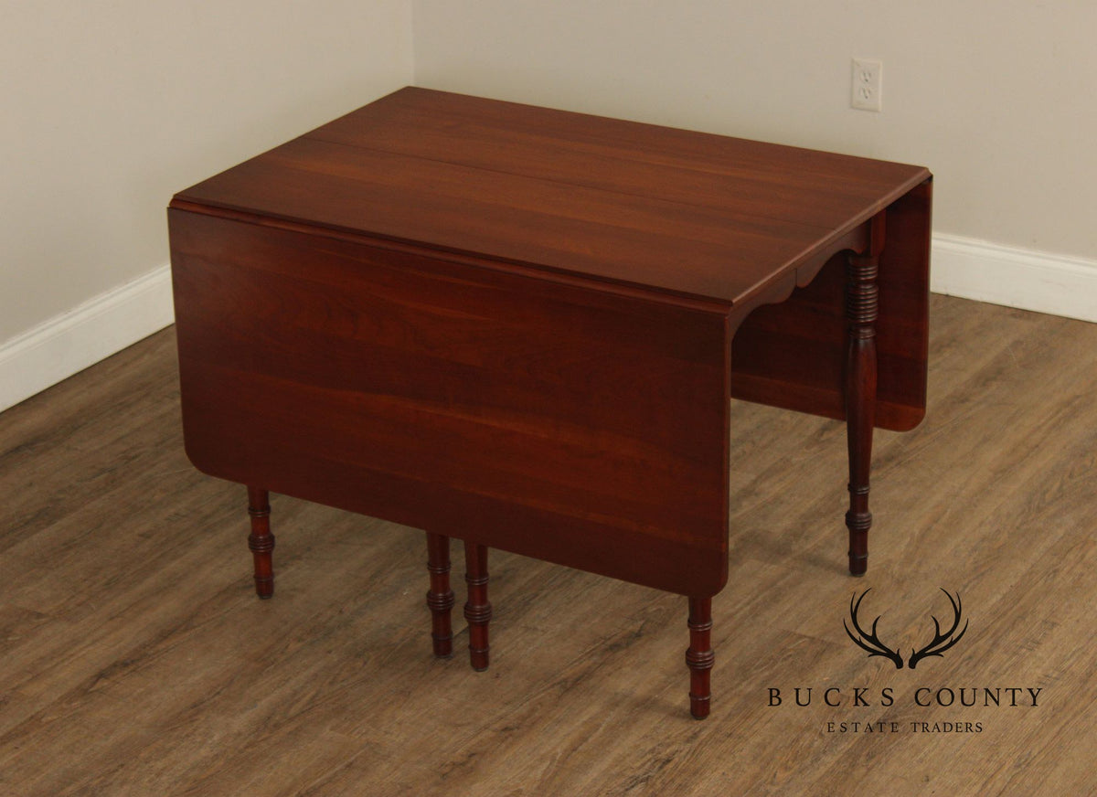 Empire Furniture Cherry Drop-Leaf Expandable Dining Table