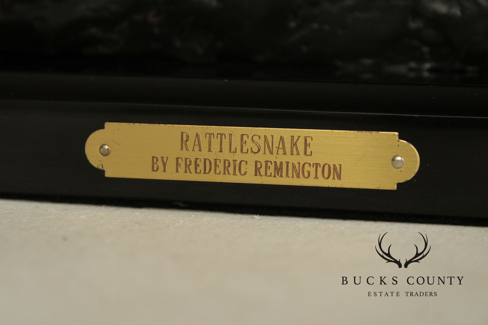 Frederic Remington Bronze Statue, 'Rattlesnake'