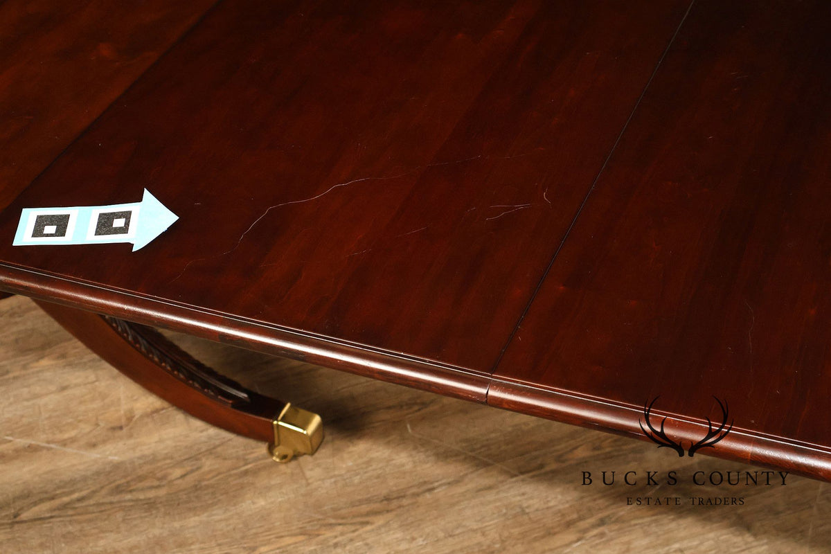 Statton Cherry Double Pedestal Dining Table