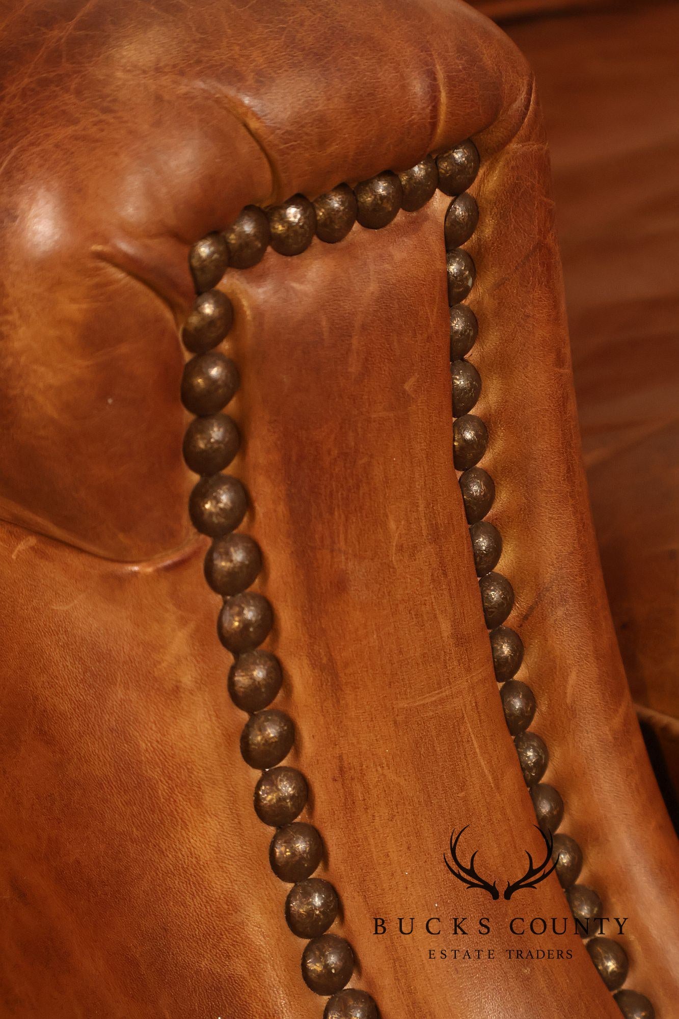 Hancock & Moore 'Rugby Club' Leather Sofa