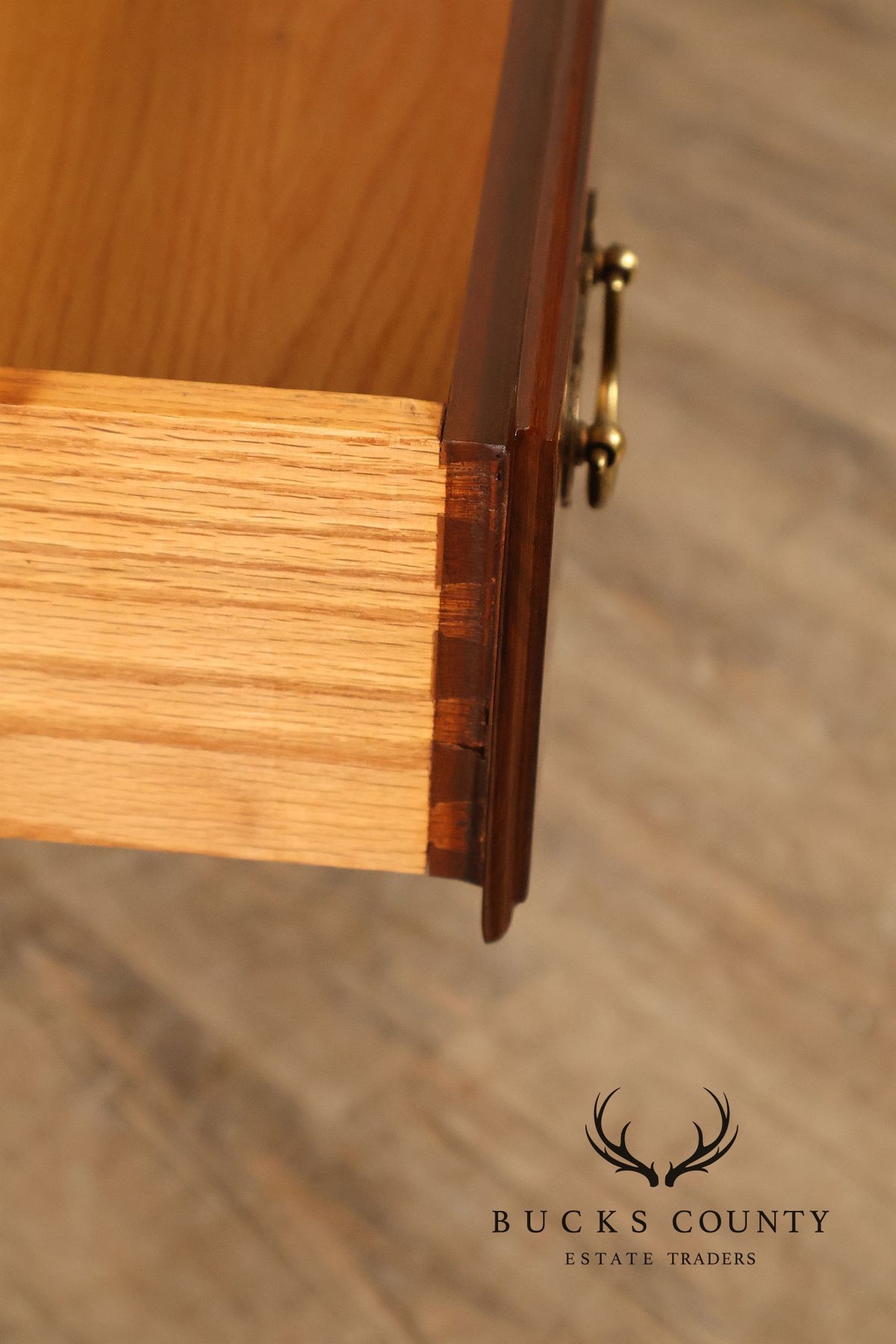 Statton Chippendale Style Cherry Console Table