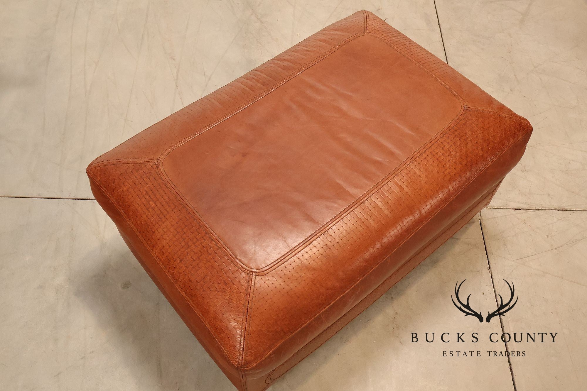 Stickley Santa Fe Leather Chair And Ottoman