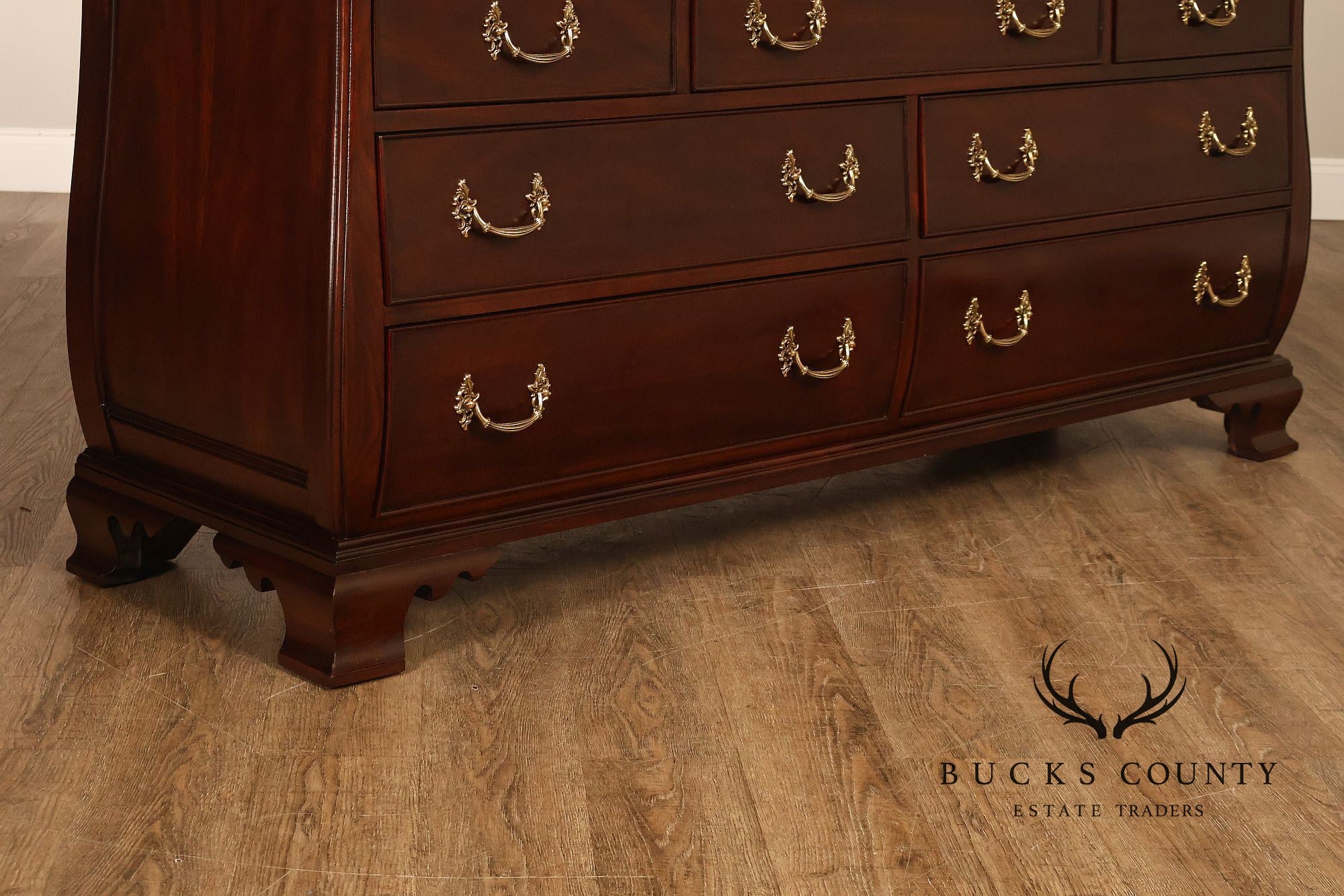 Henkel Harris Solid Mahogany Long Dresser